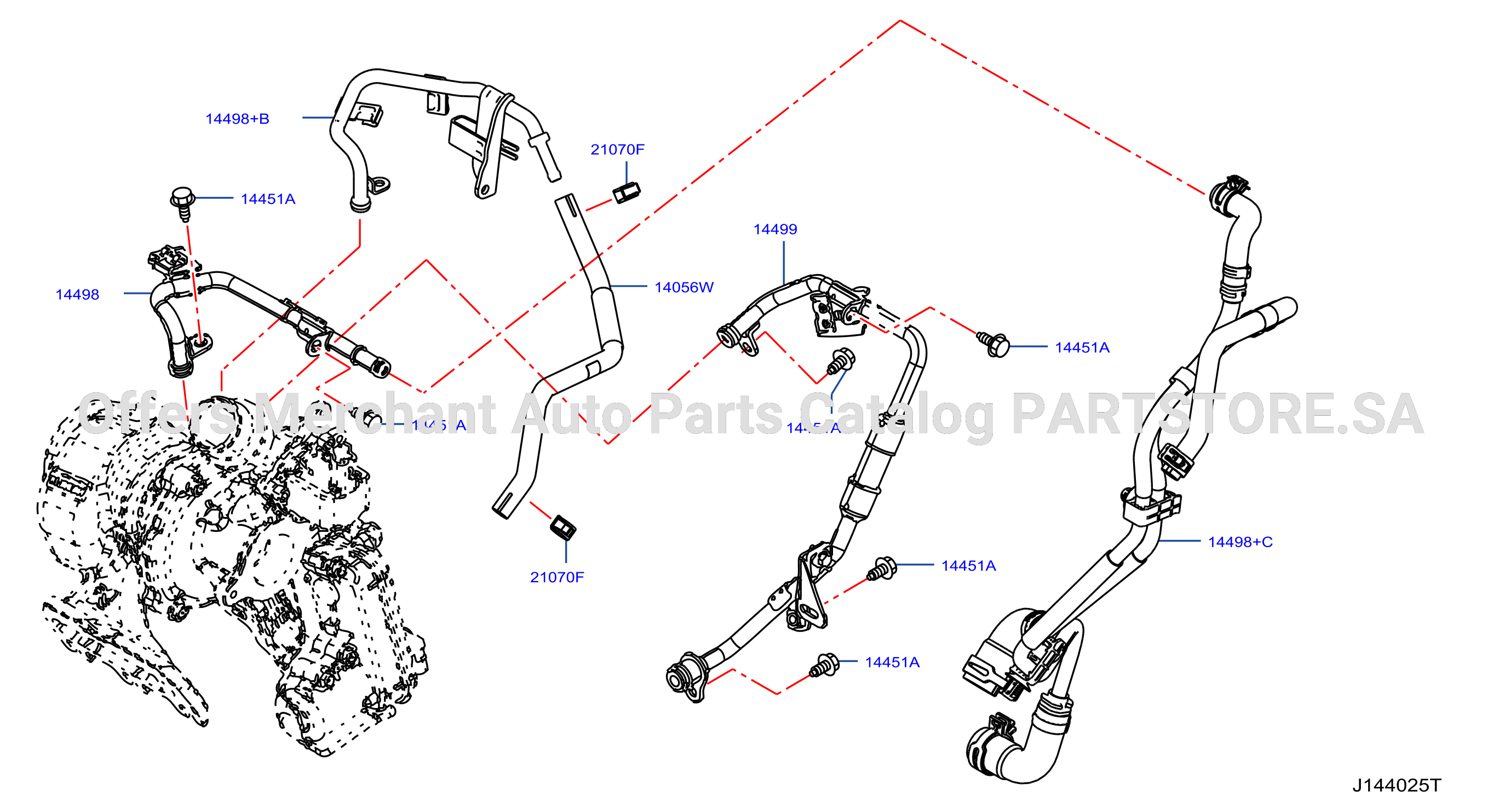 Turbo Charger Water Tube