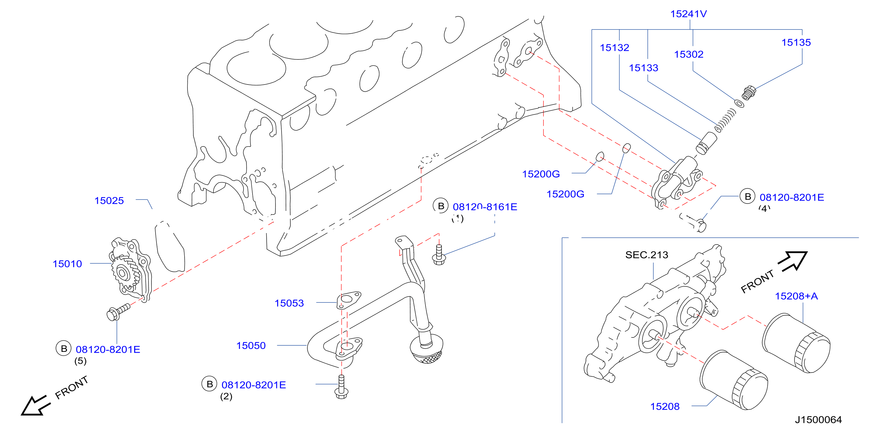 Lubricating System Intake Parts