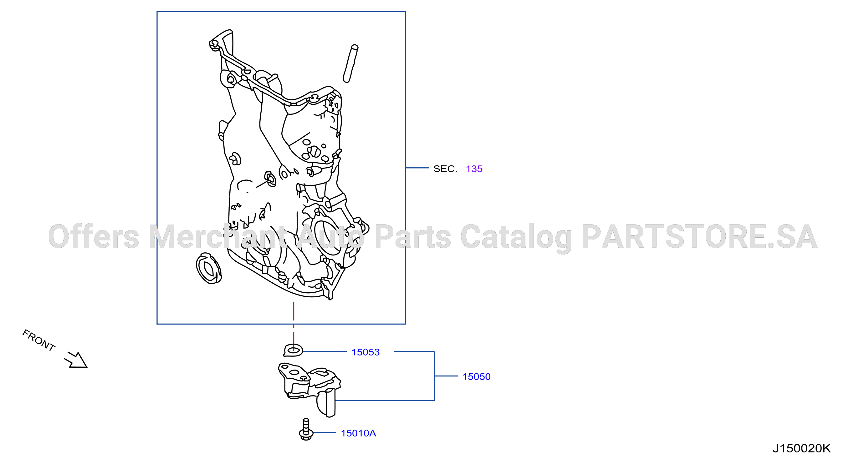 Lubricating System Oil Strainer