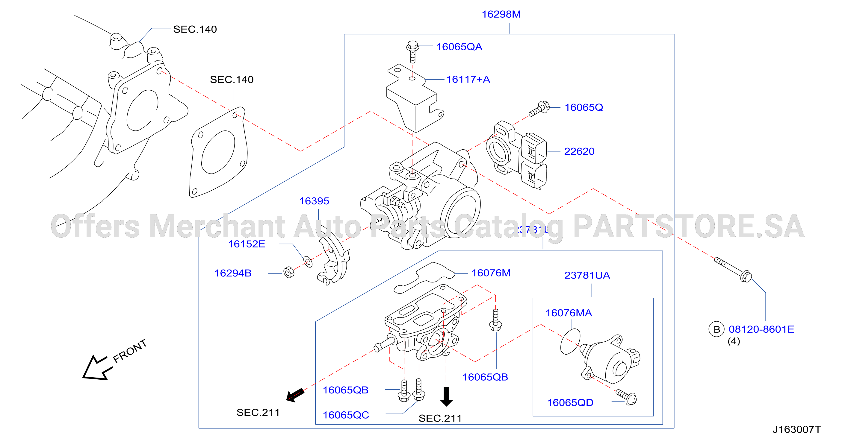 Throttle Chamber F / Atm