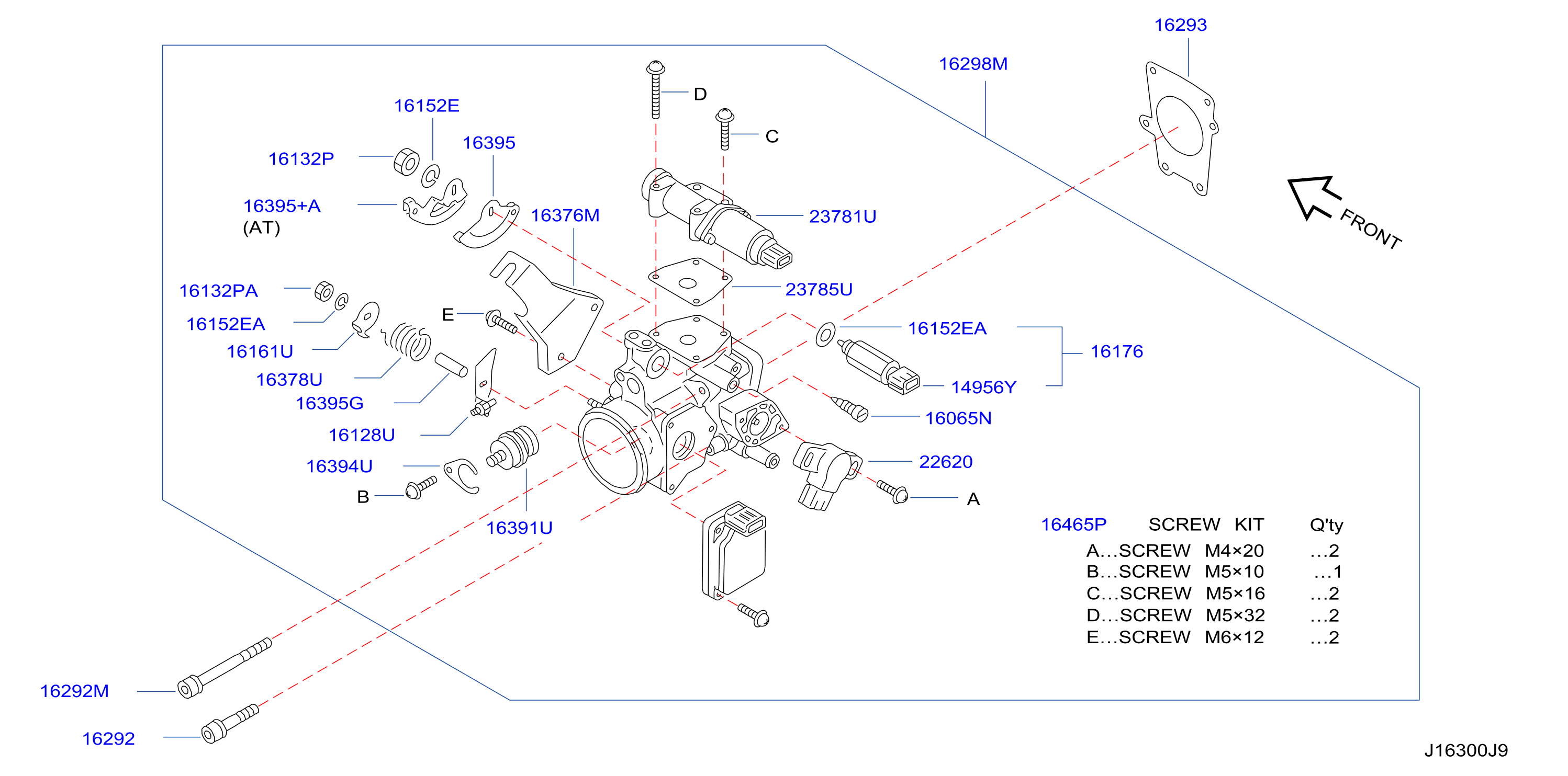 Throttle Chamber Ga16Dne