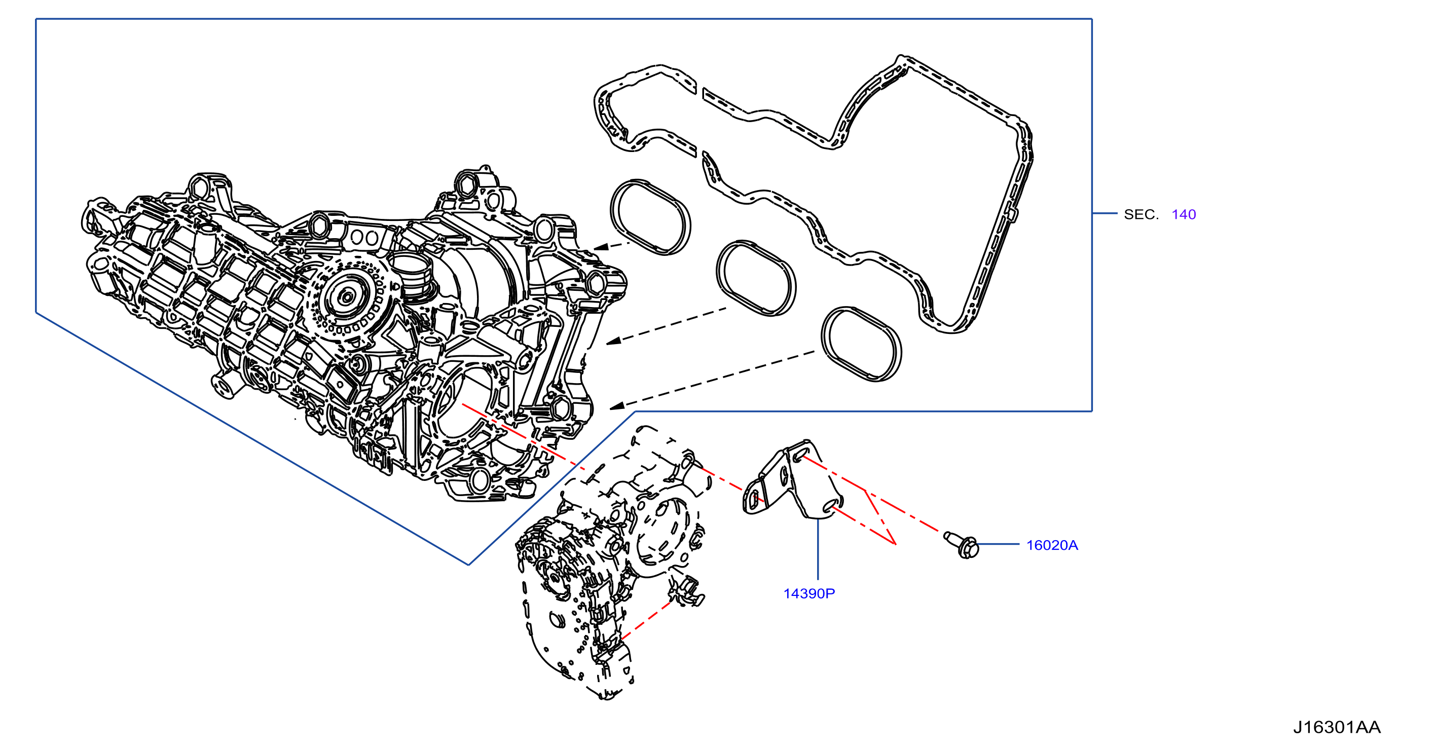 Throttle Chamber Bracket Throttle Chamber