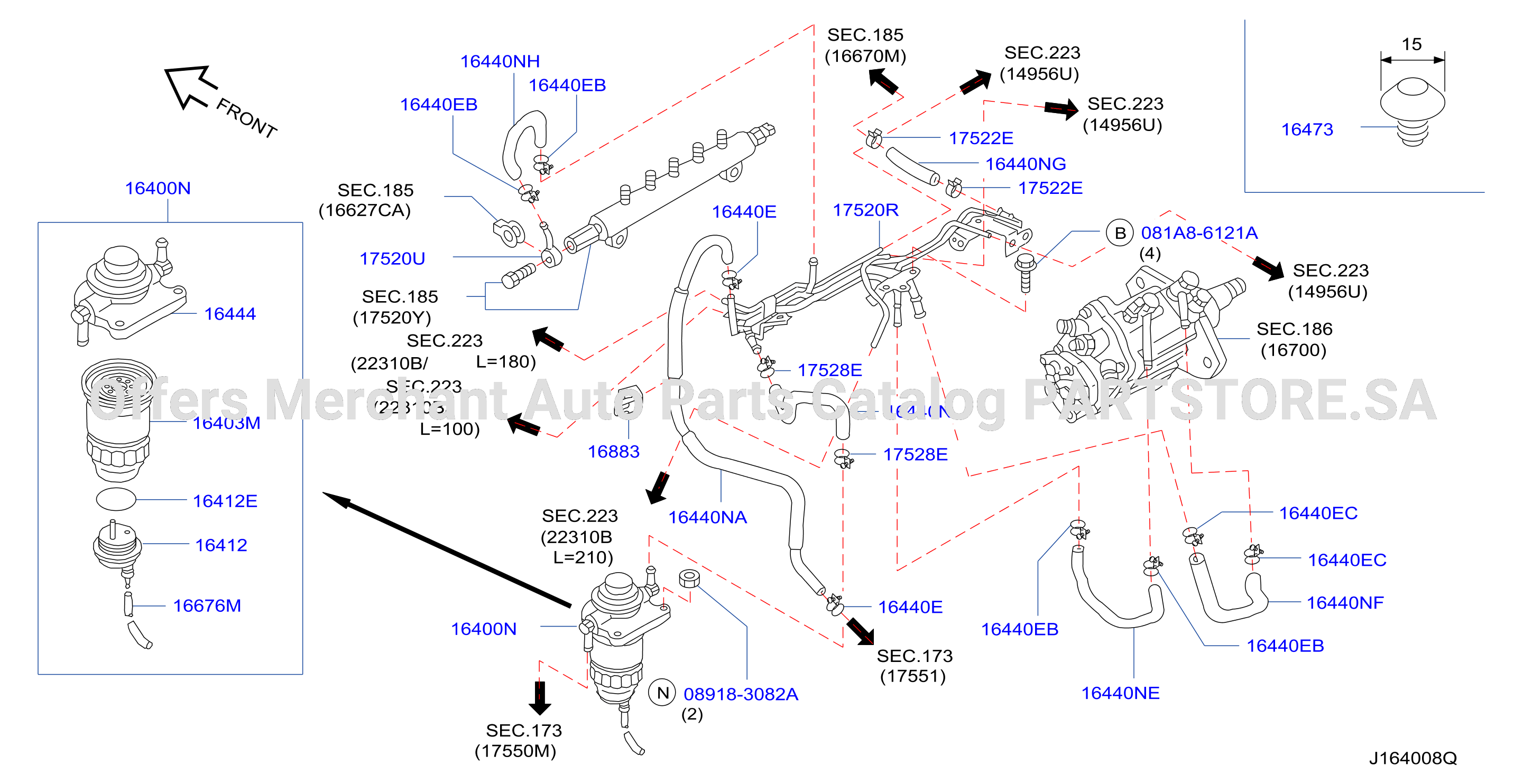 Fuel Strainer Fuel Hose
