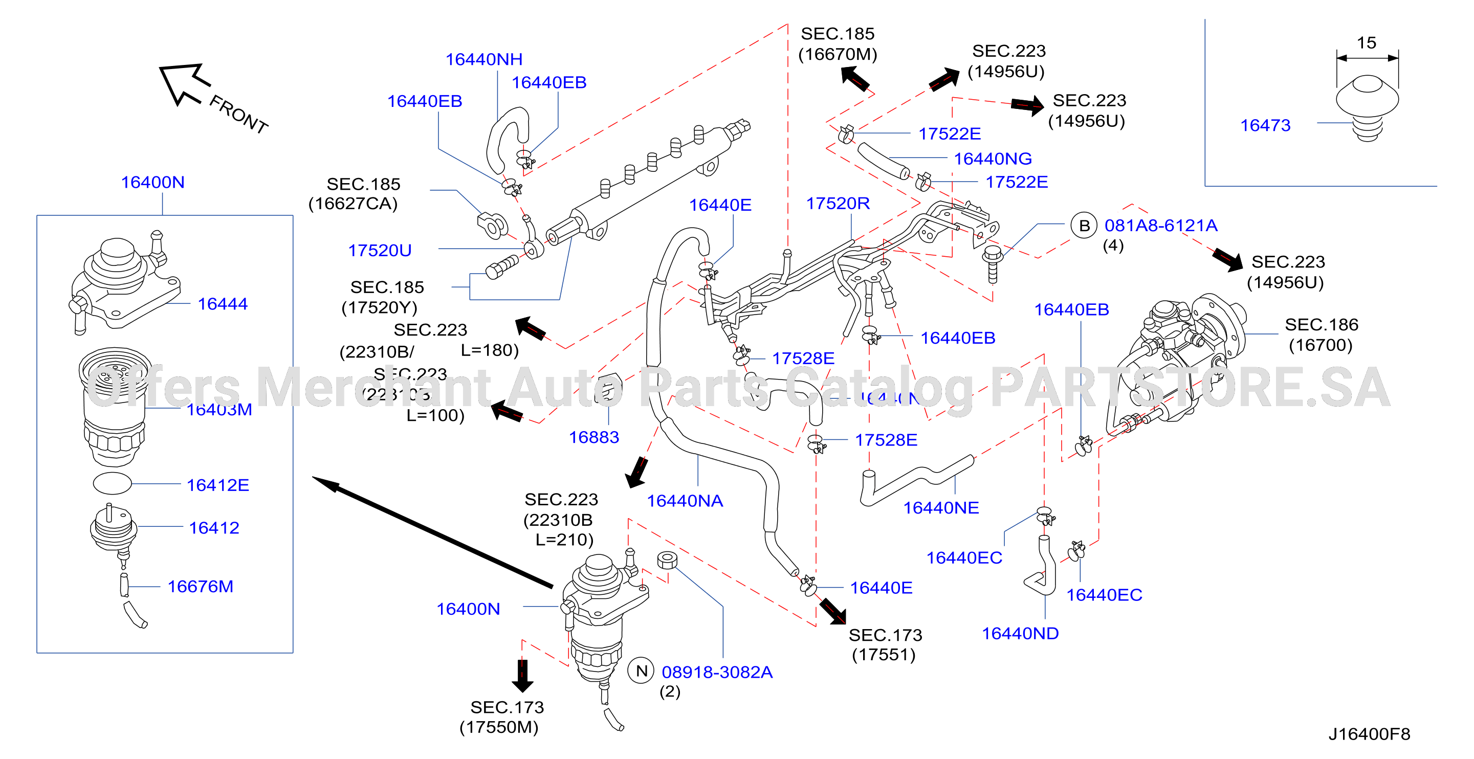 Fuel Strainer Fuel Hose
