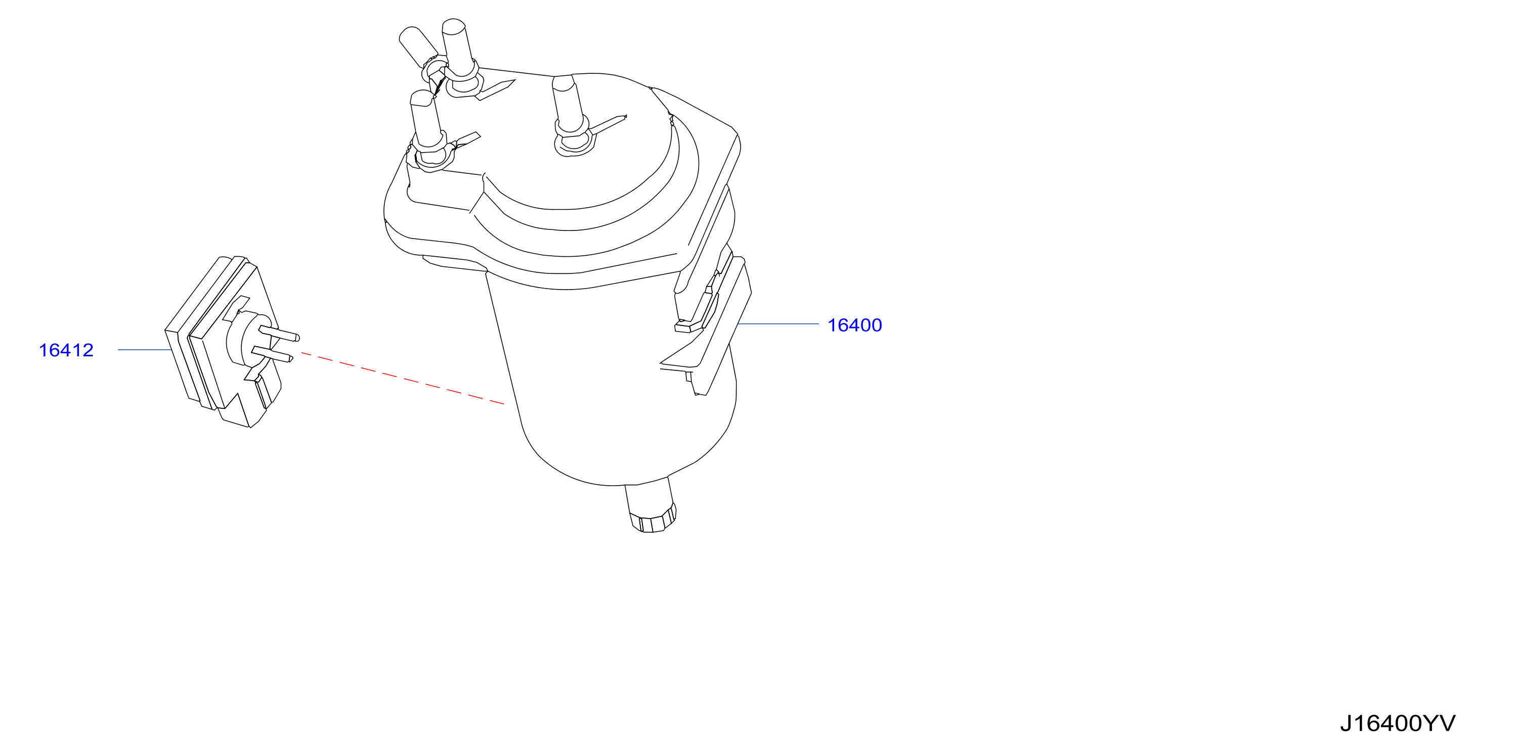 Fuel Strainer Fuel Hose F / Std