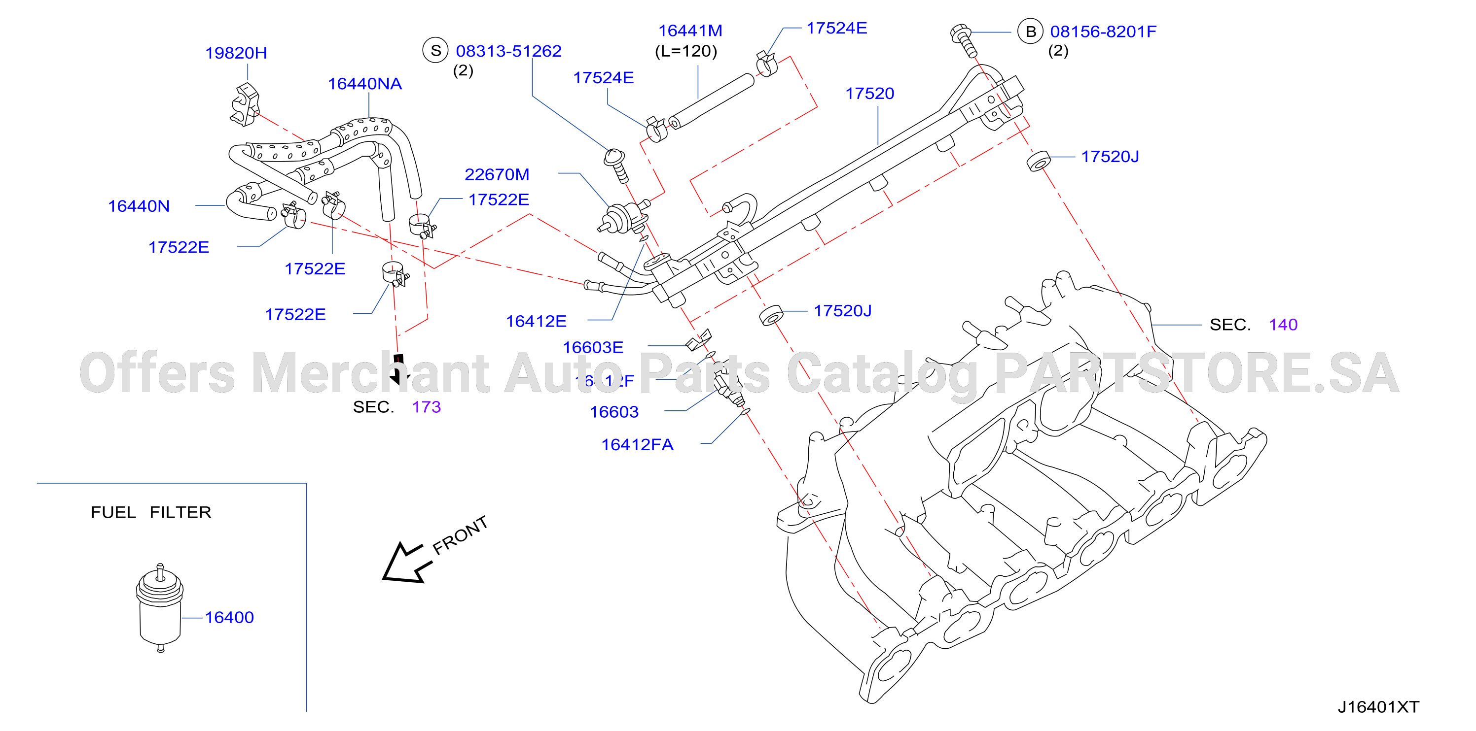 Fuel Strainer Fuel Hose F / Std