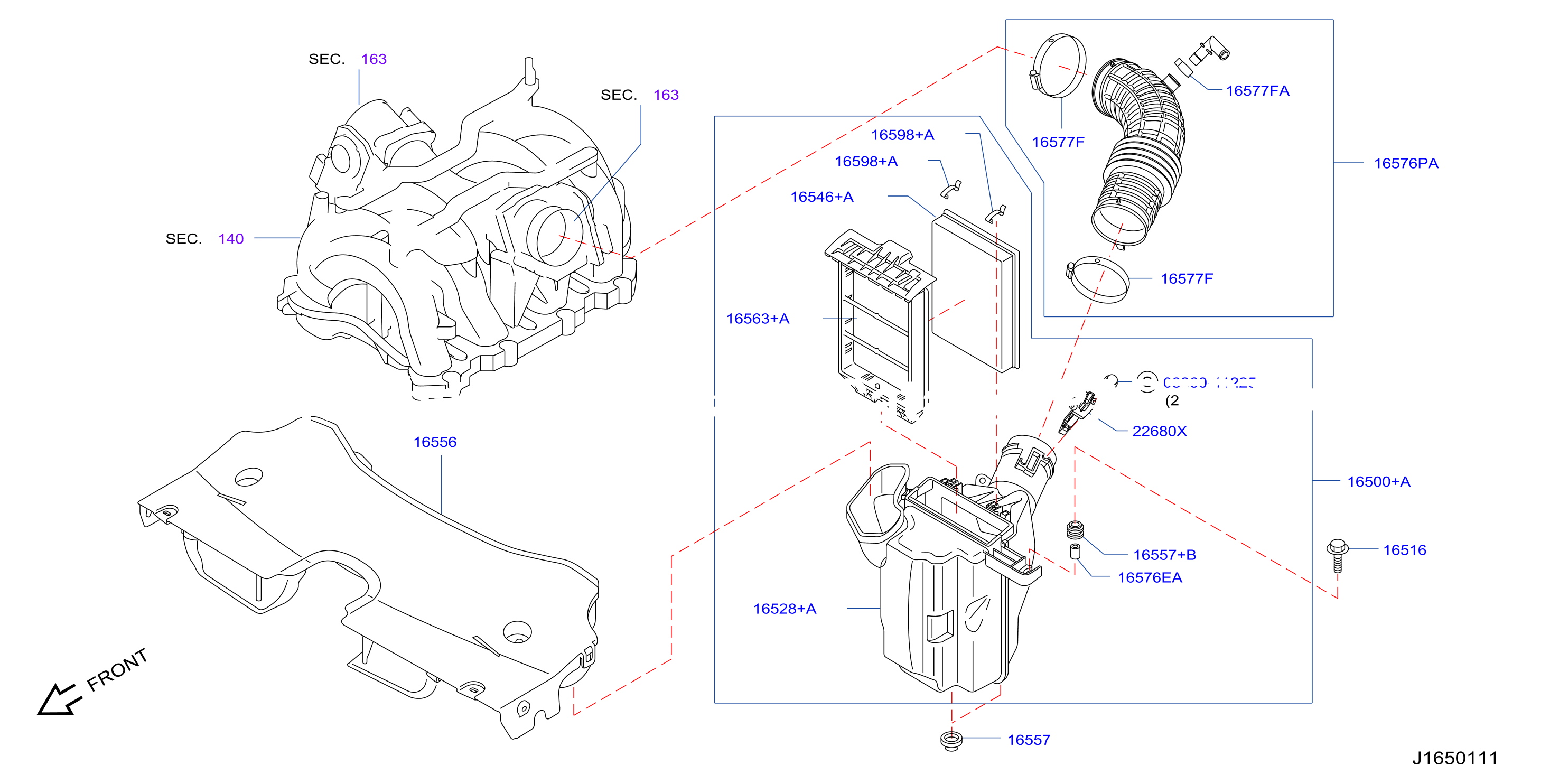 Air Cleaner Lh