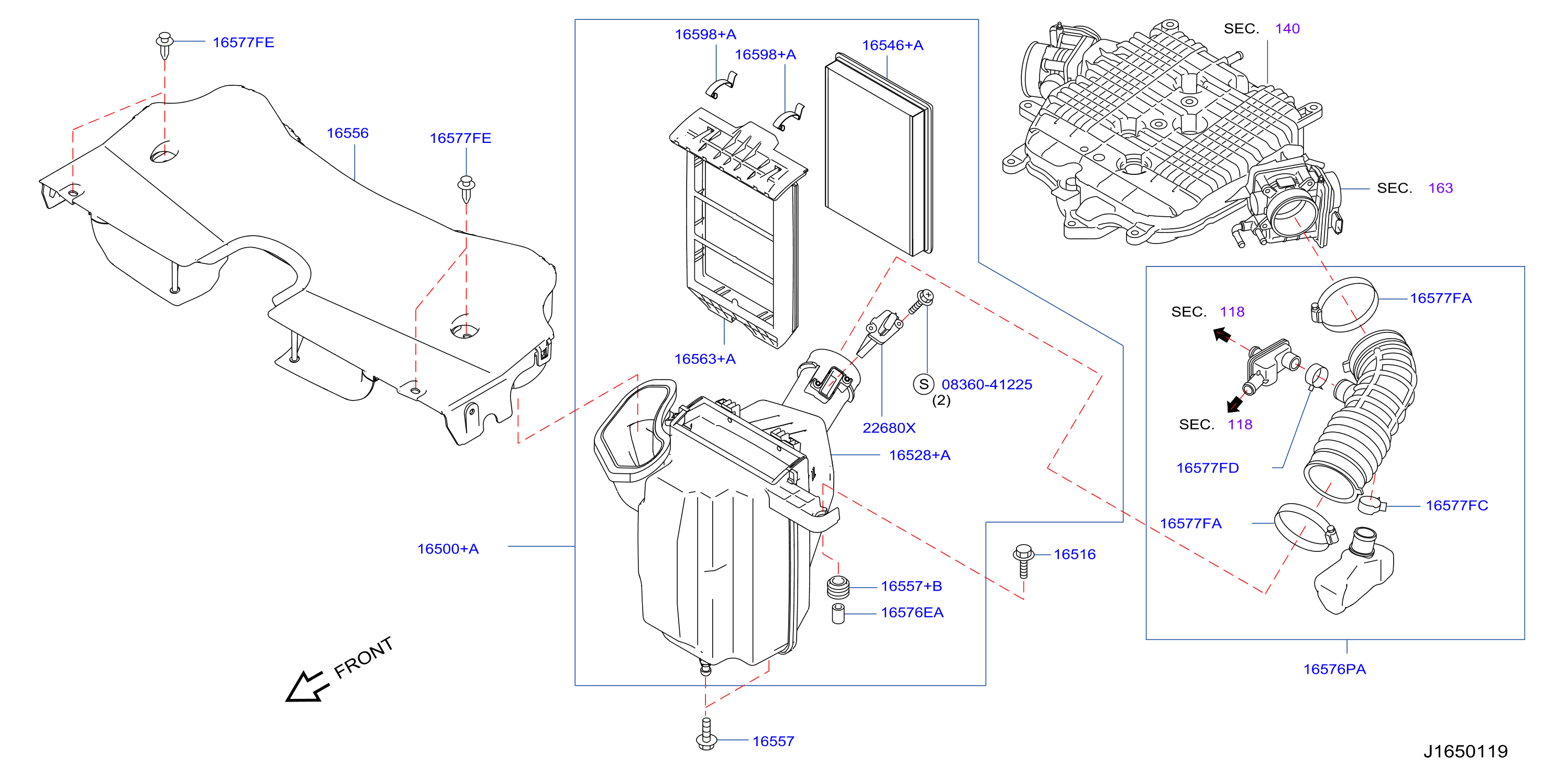 Air Cleaner Lh