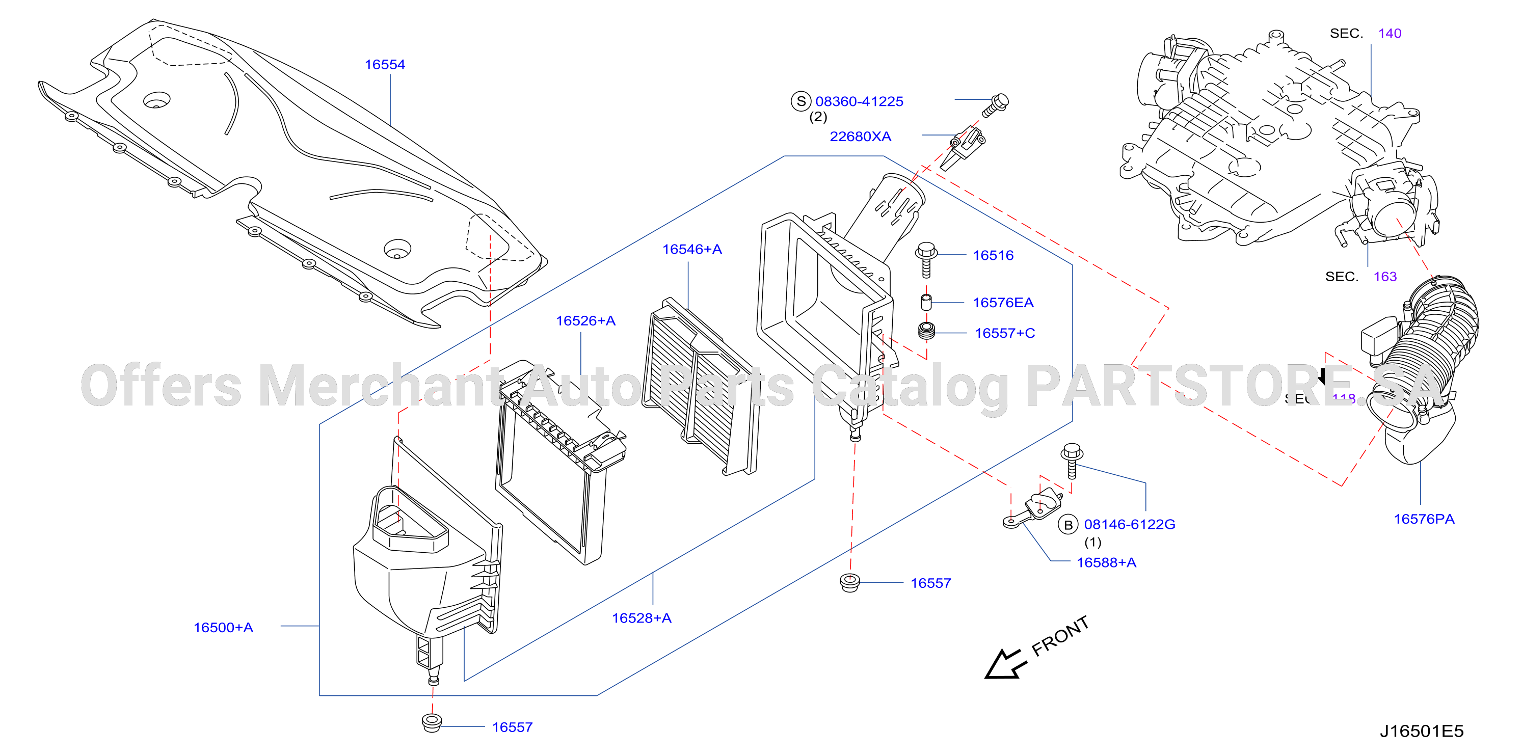 Air Cleaner Lh