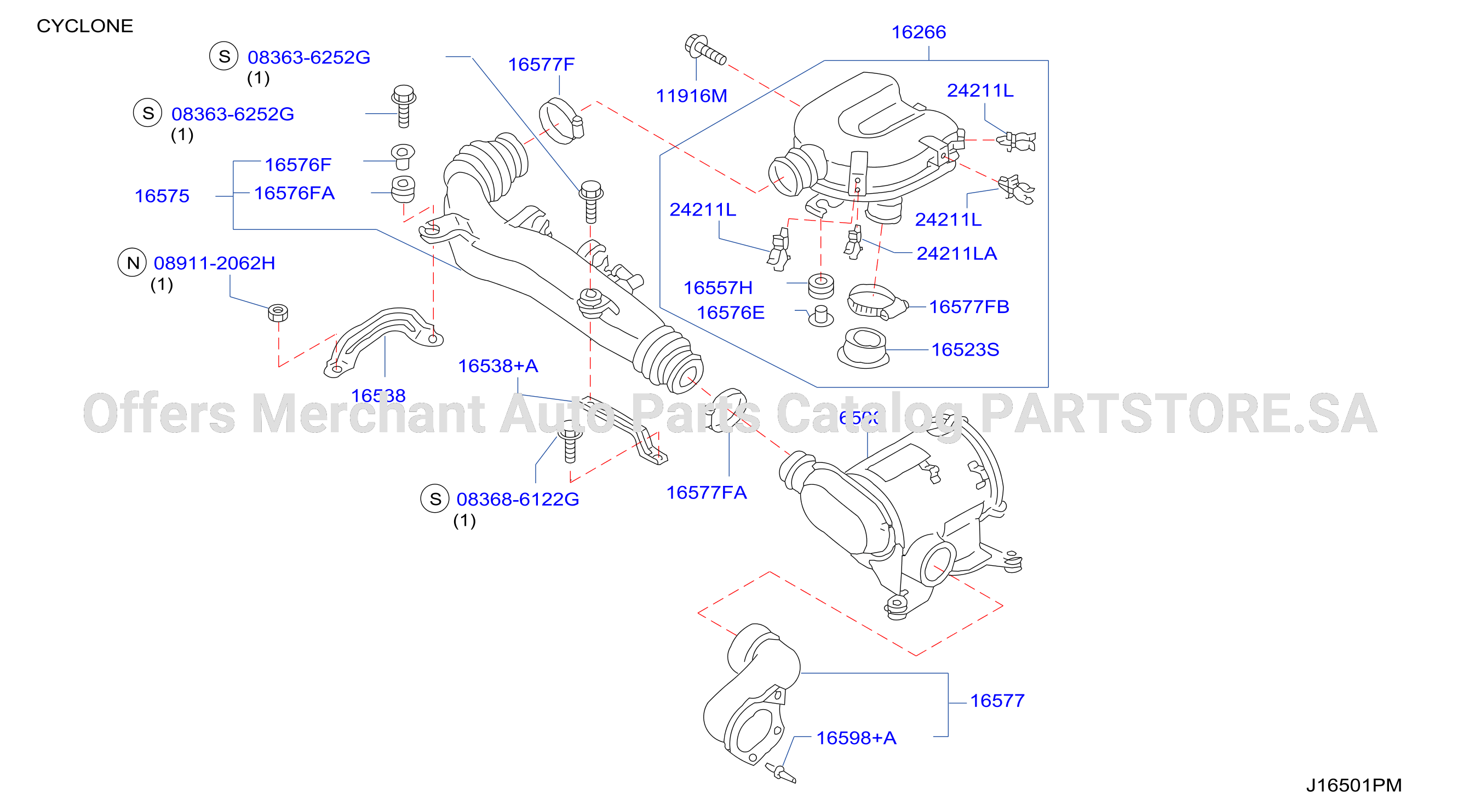 Air Cleaner Duct Horn Normal Regg8