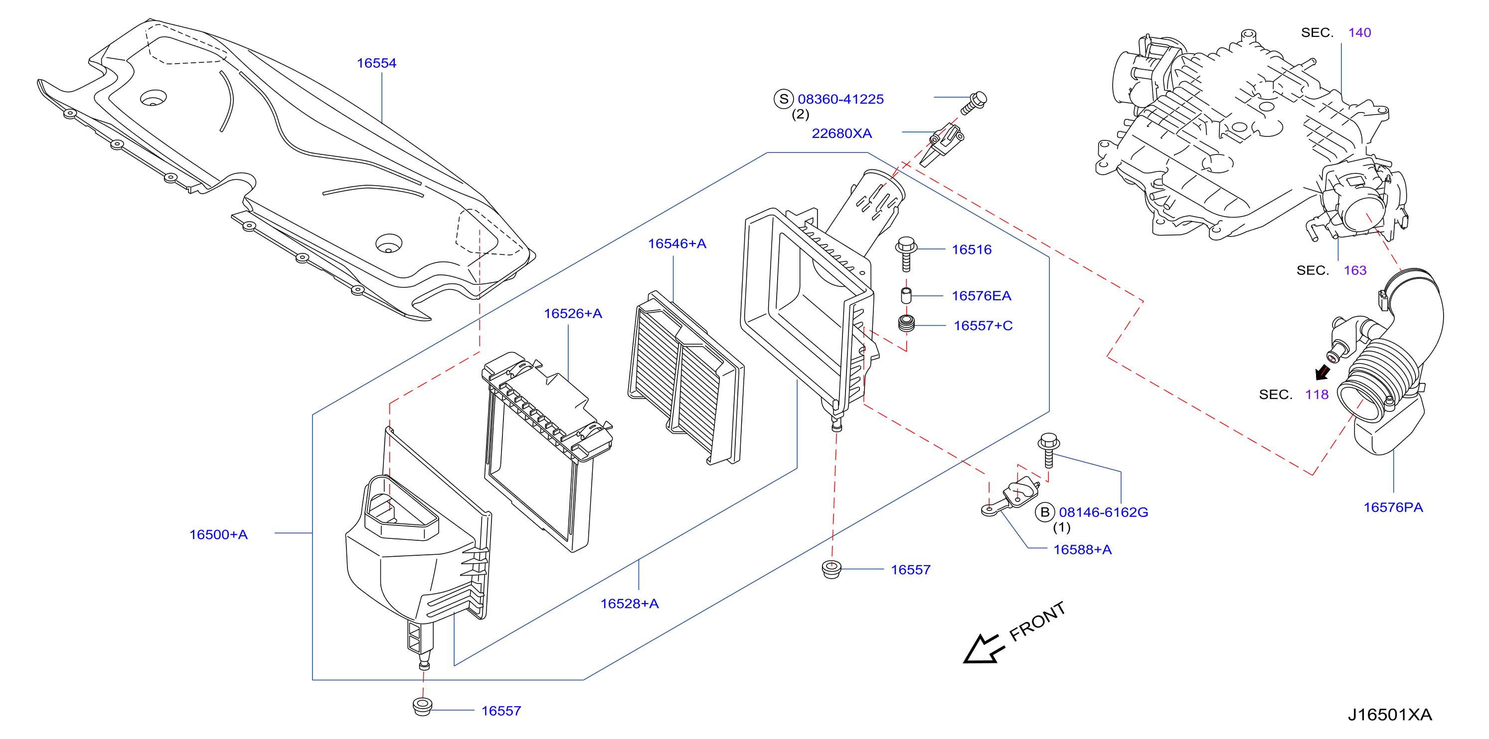 Air Cleaner Lh