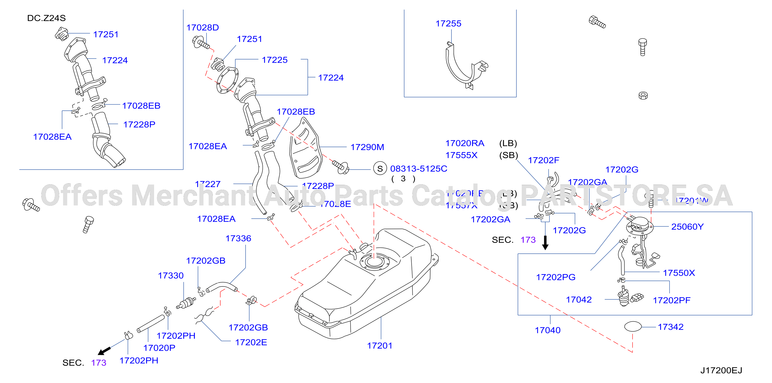 Fuel Tank Tank Hose Filler Tube
