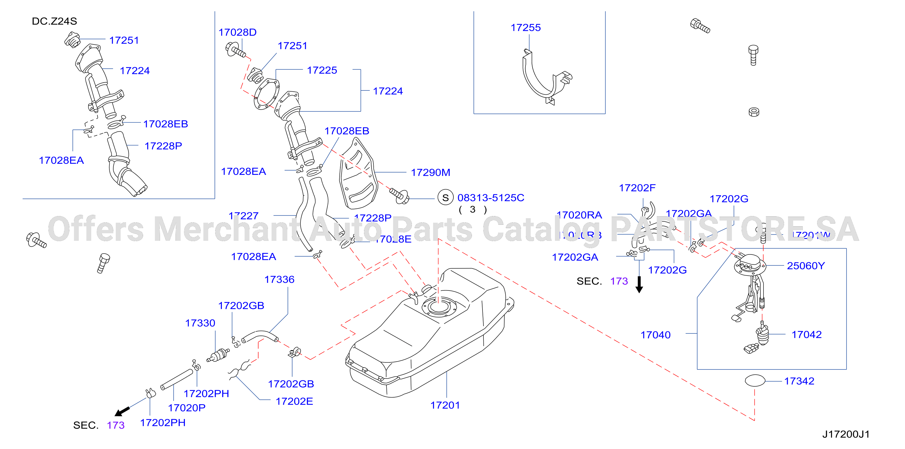 Fuel Tank Tank Hose Filler Tube