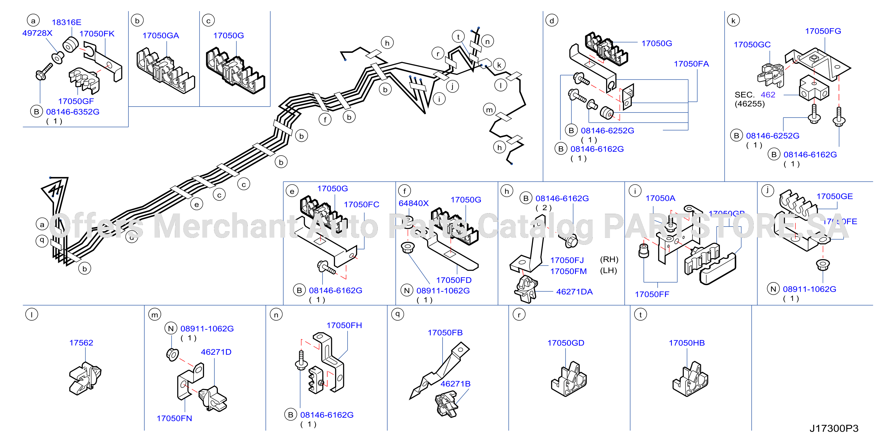 Fuel Piping Clamp Insulator