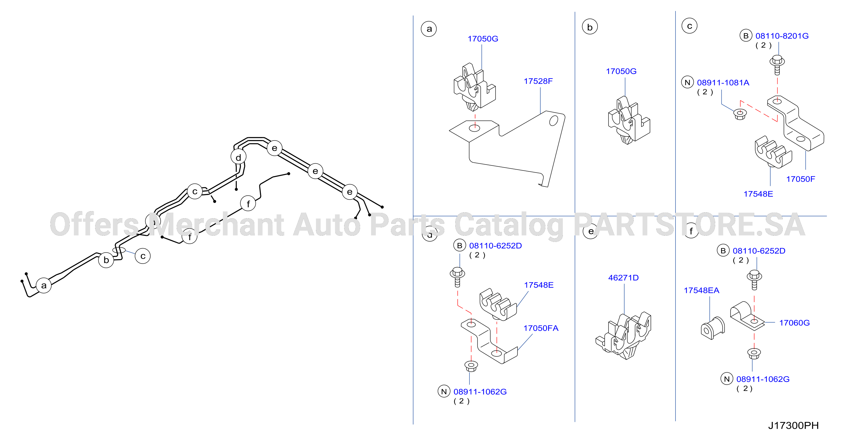 Fuel Piping Clamp Insulator Tb45E
