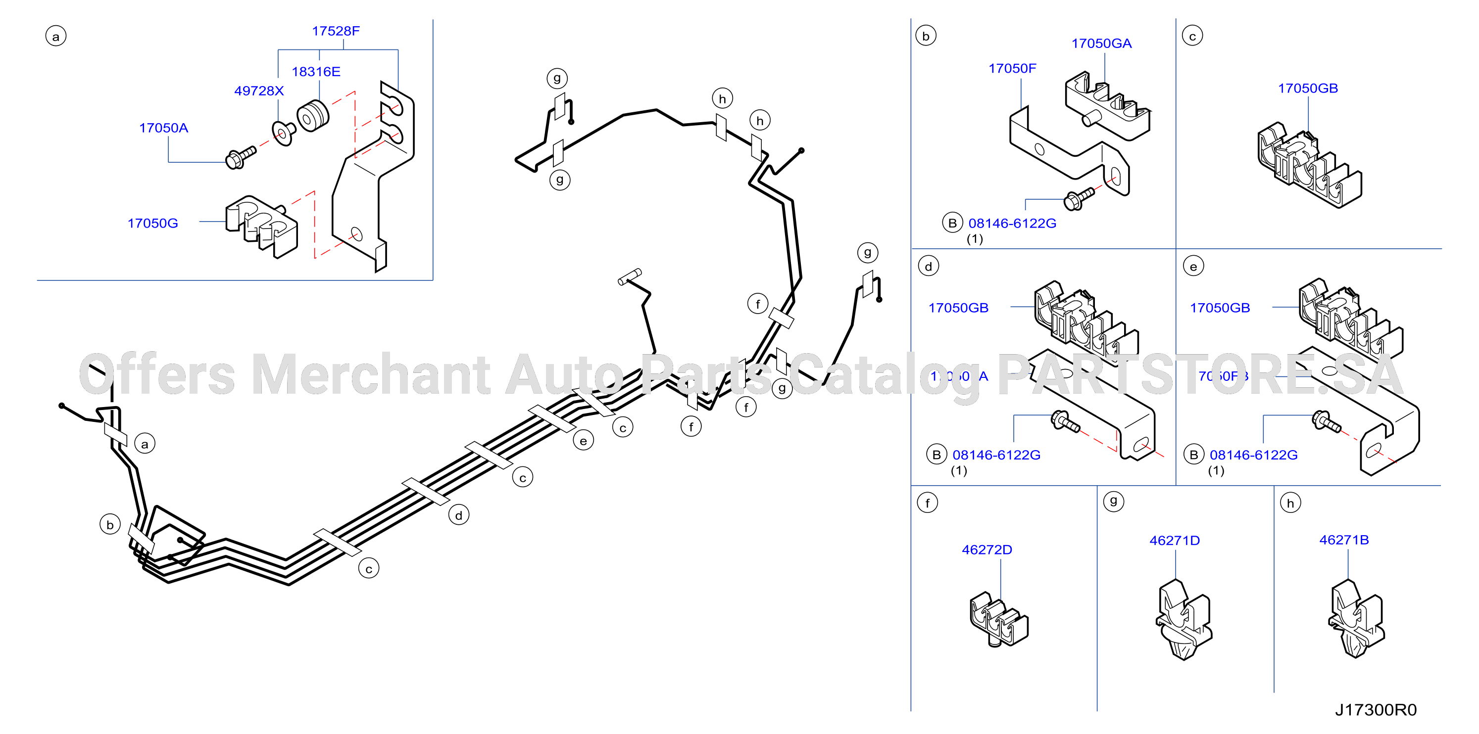 Fuel Piping Clamp Insulator