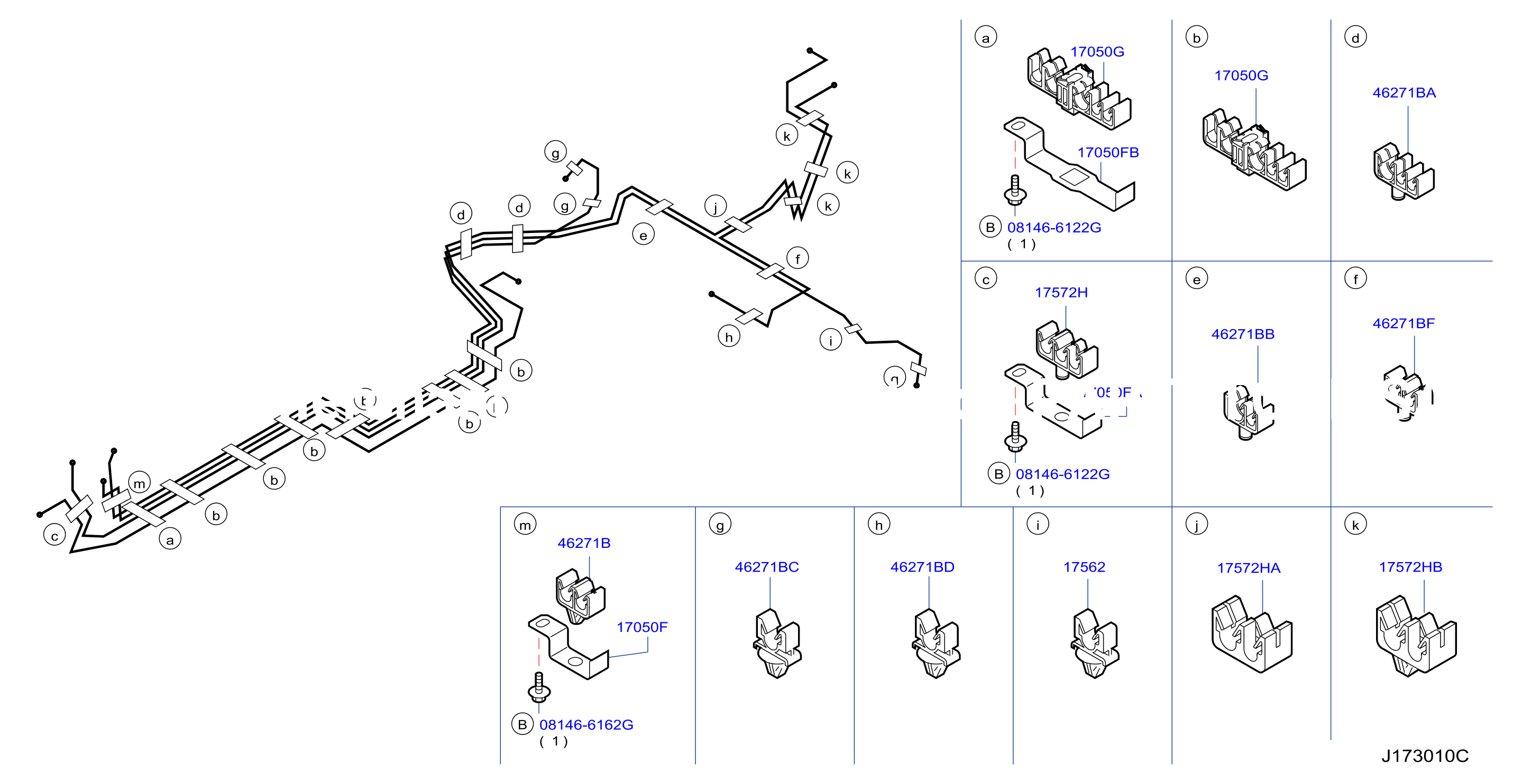 Fuel Piping Clamp Insulator