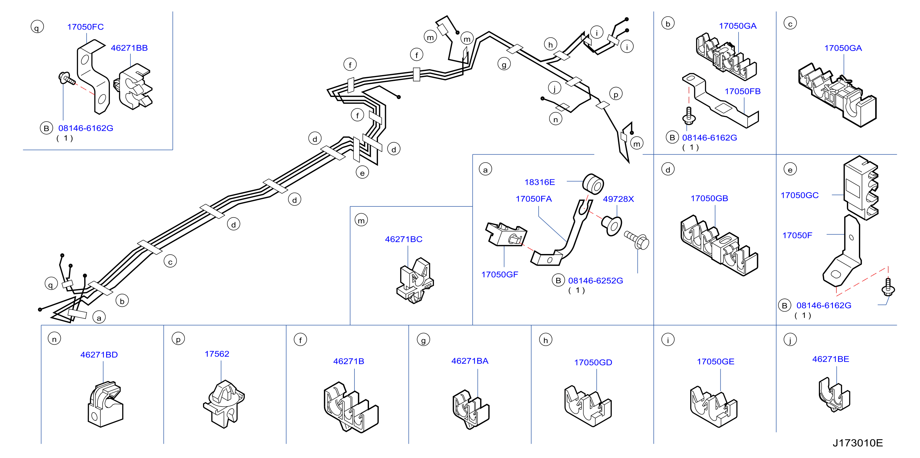 Fuel Piping Clamp Insulator