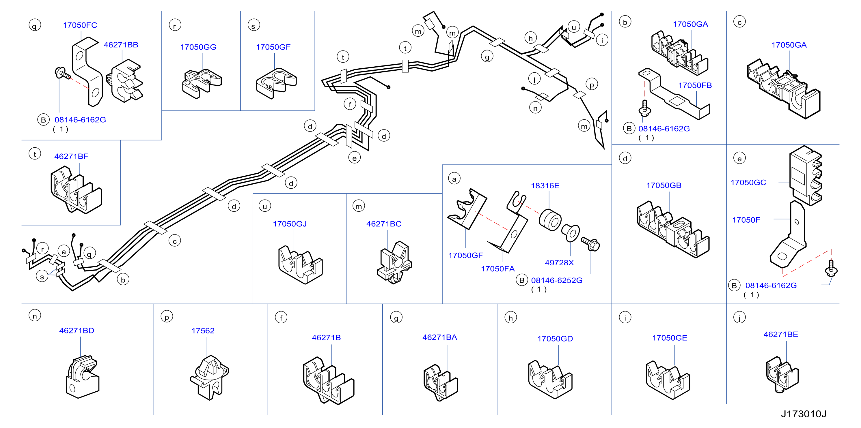 Fuel Piping Clamp Insulator