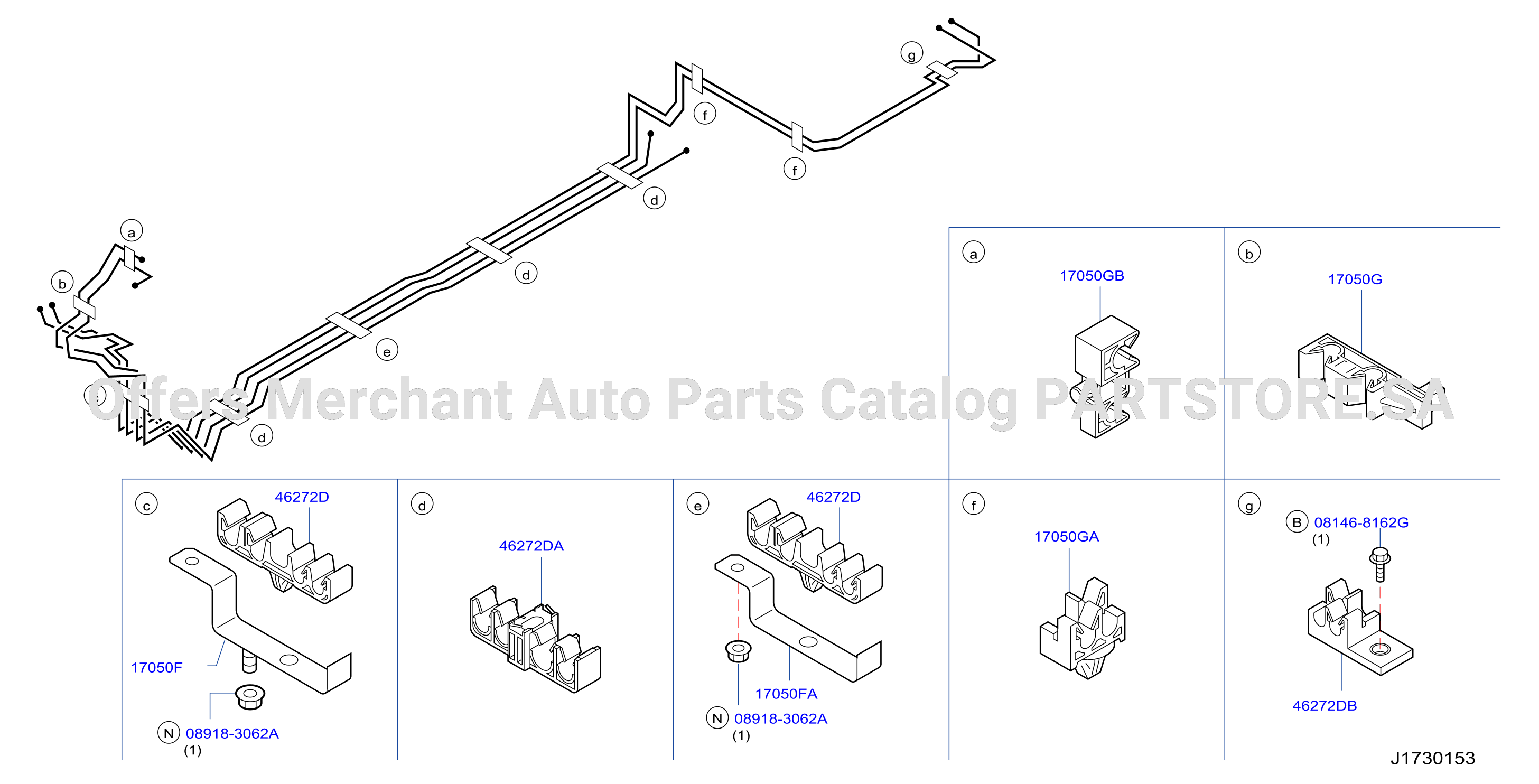 Fuel Piping Clamp Insulator