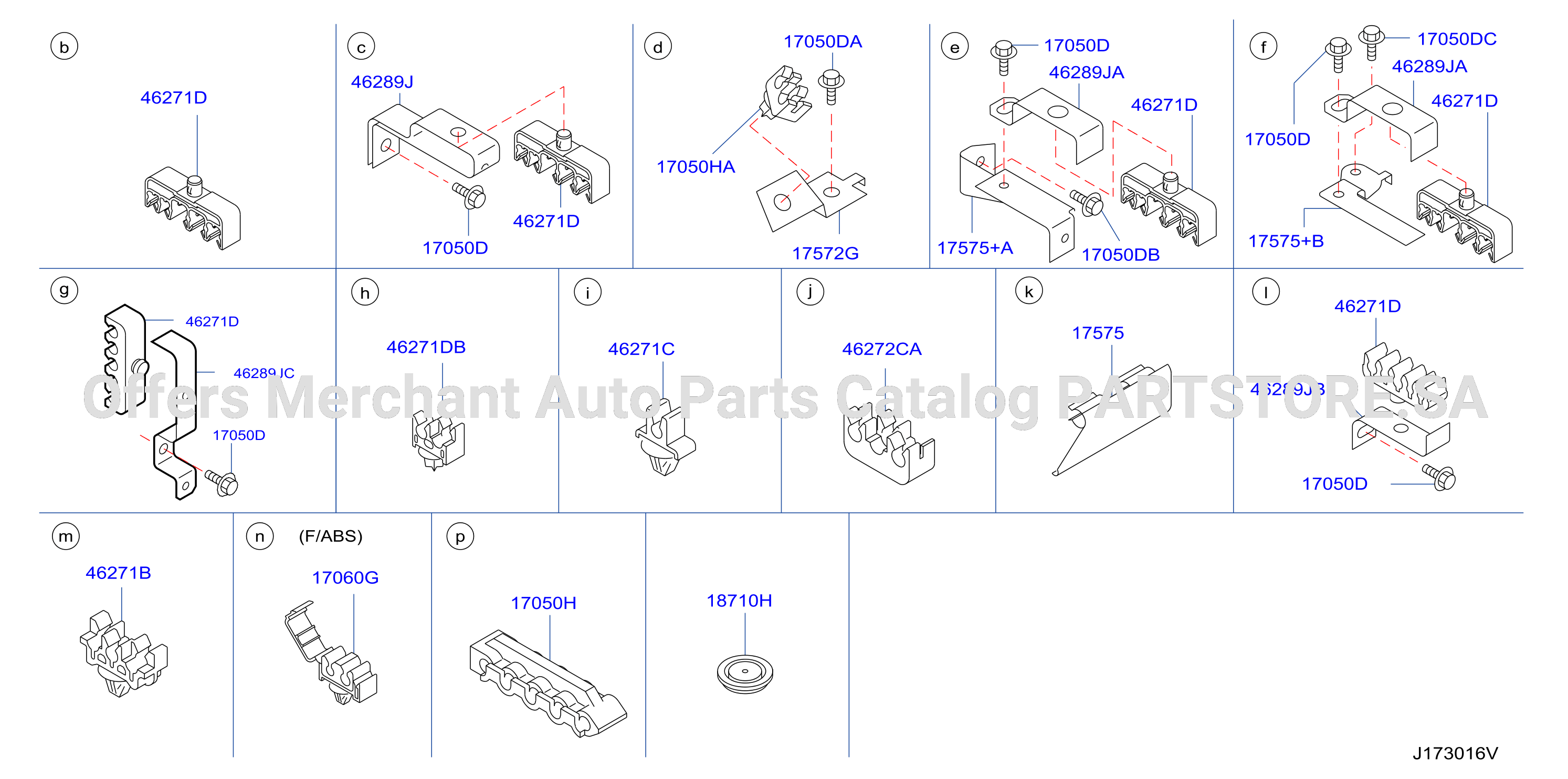 Fuel Piping Clamp Insulator