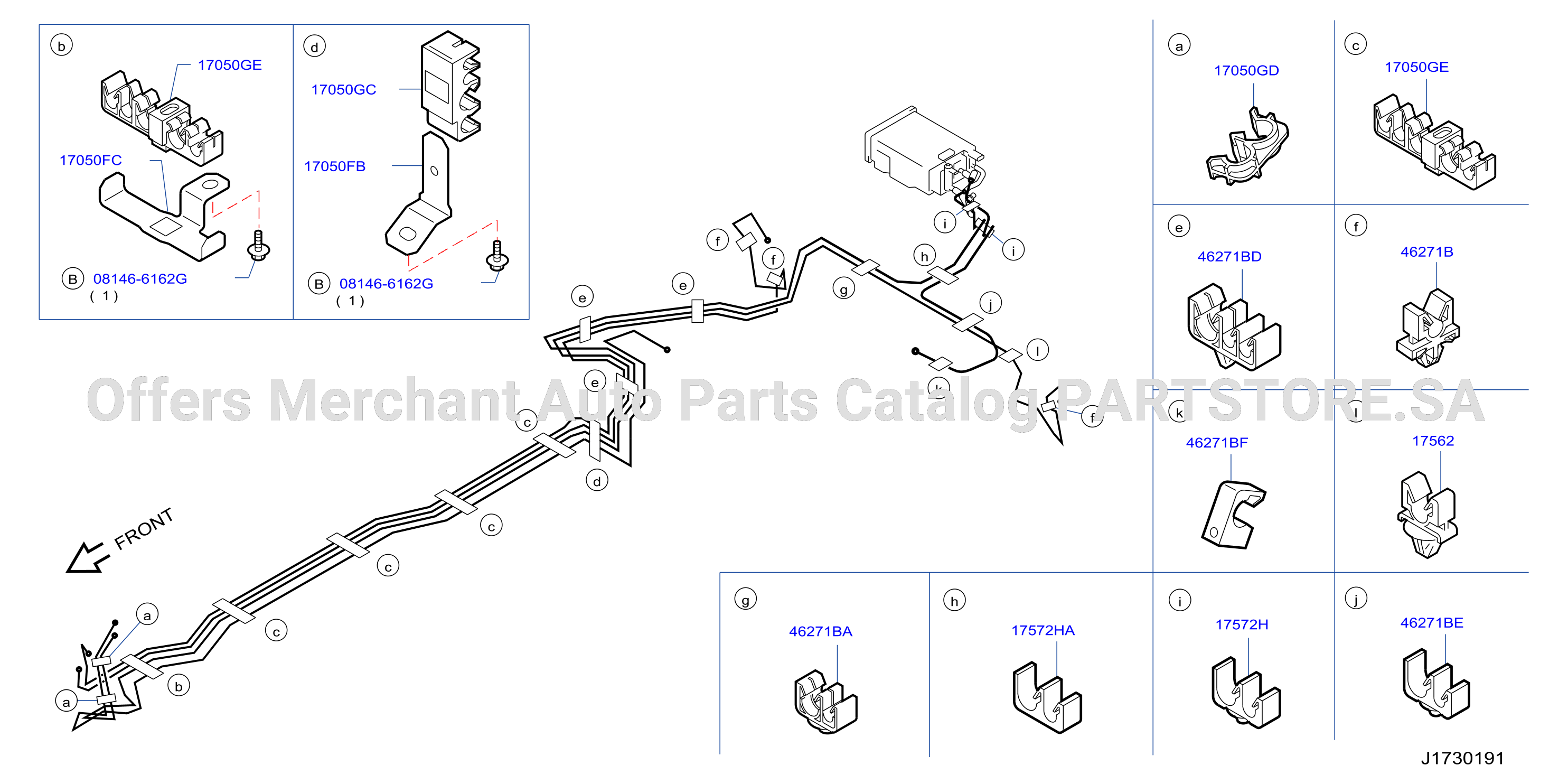 Fuel Piping Clamp Insulator