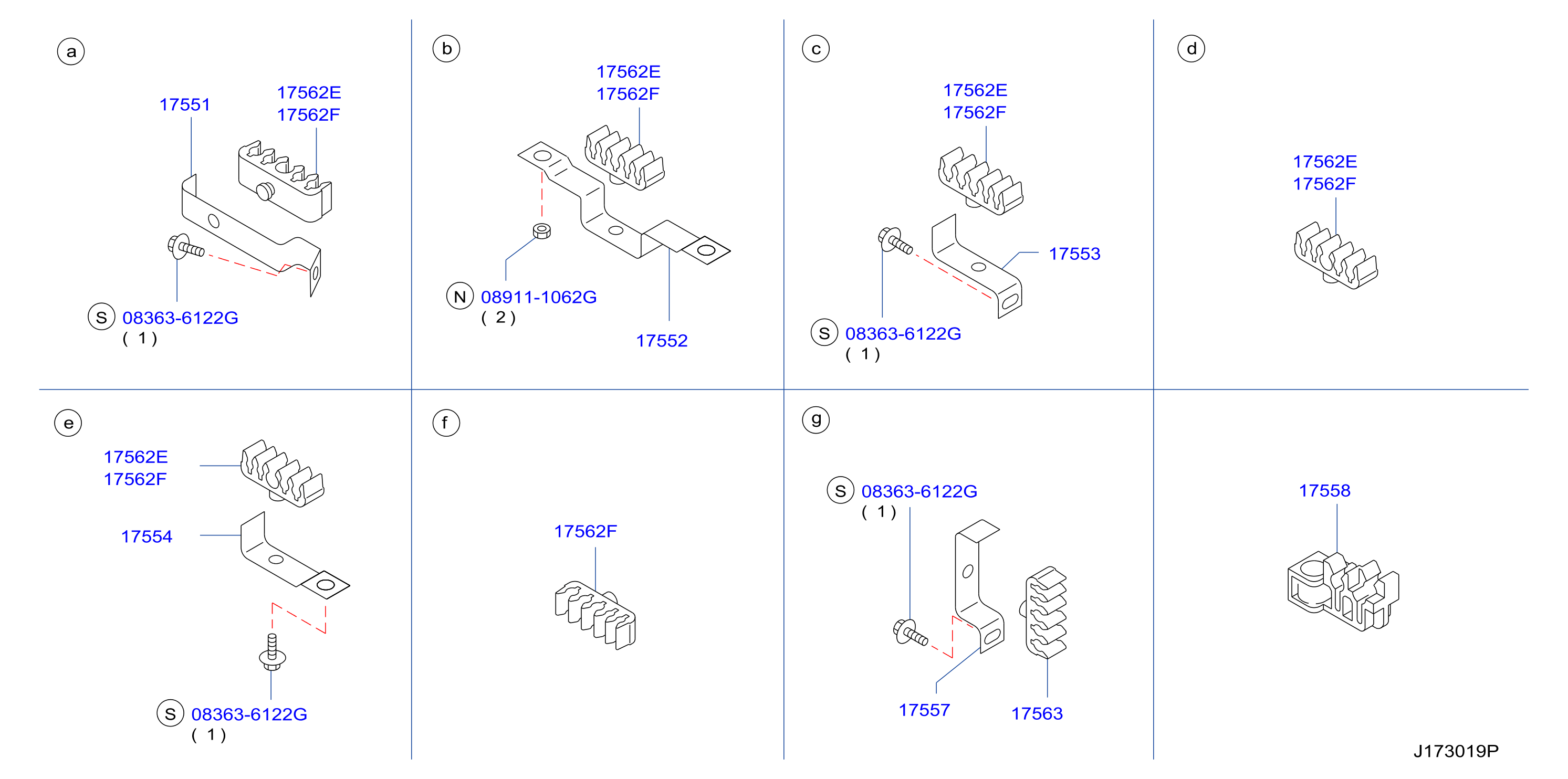 Fuel Piping Grommet Clamp