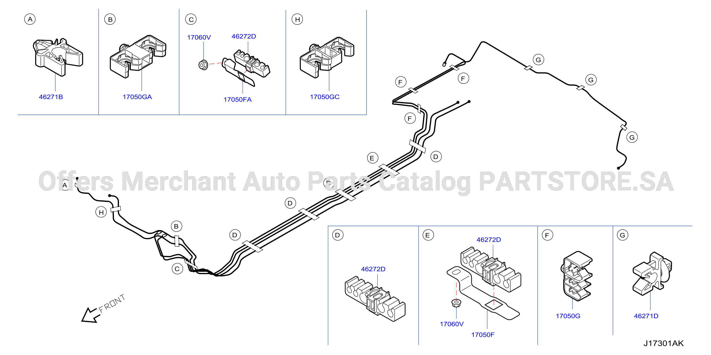 Fuel Piping Clamp Insulator