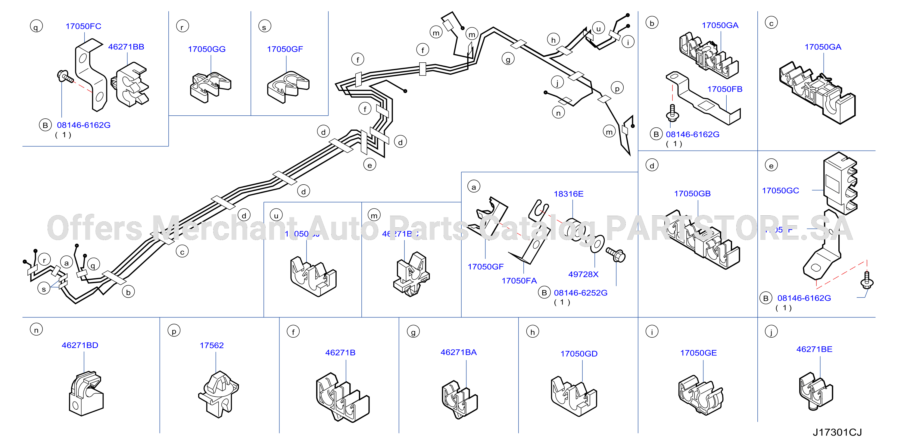 Fuel Piping Clamp Insulator