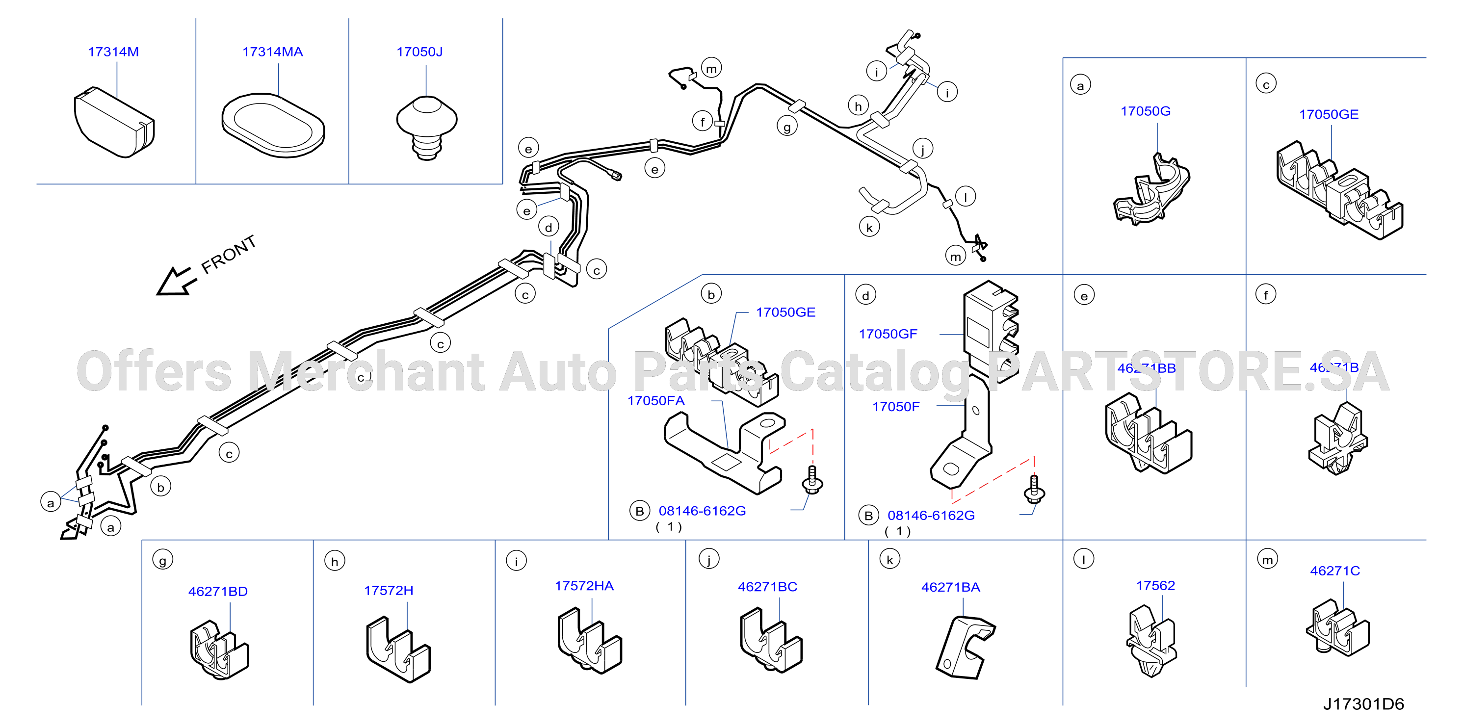 Fuel Piping Clamp Insulator