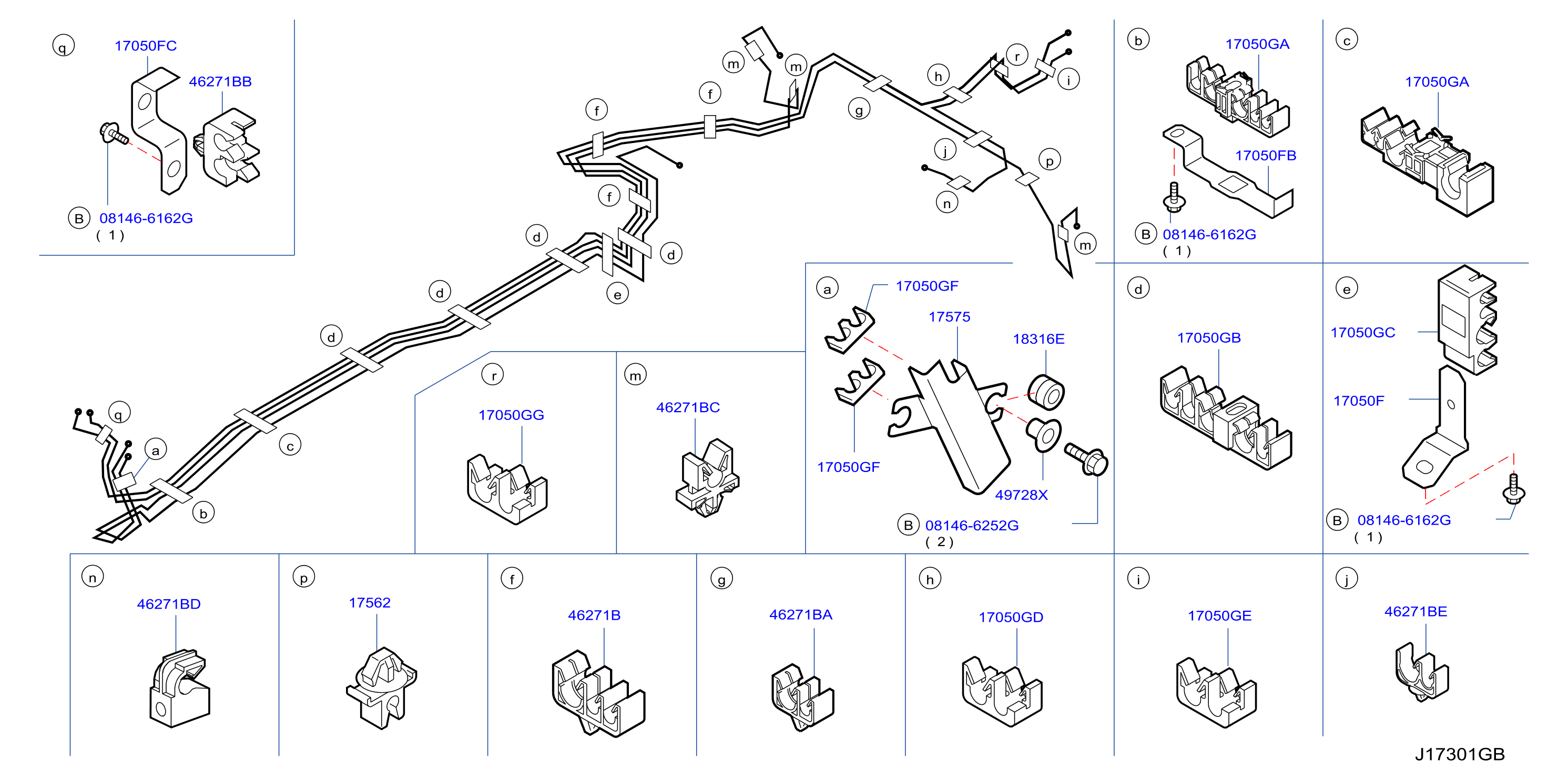 Fuel Piping Clamp Insulator