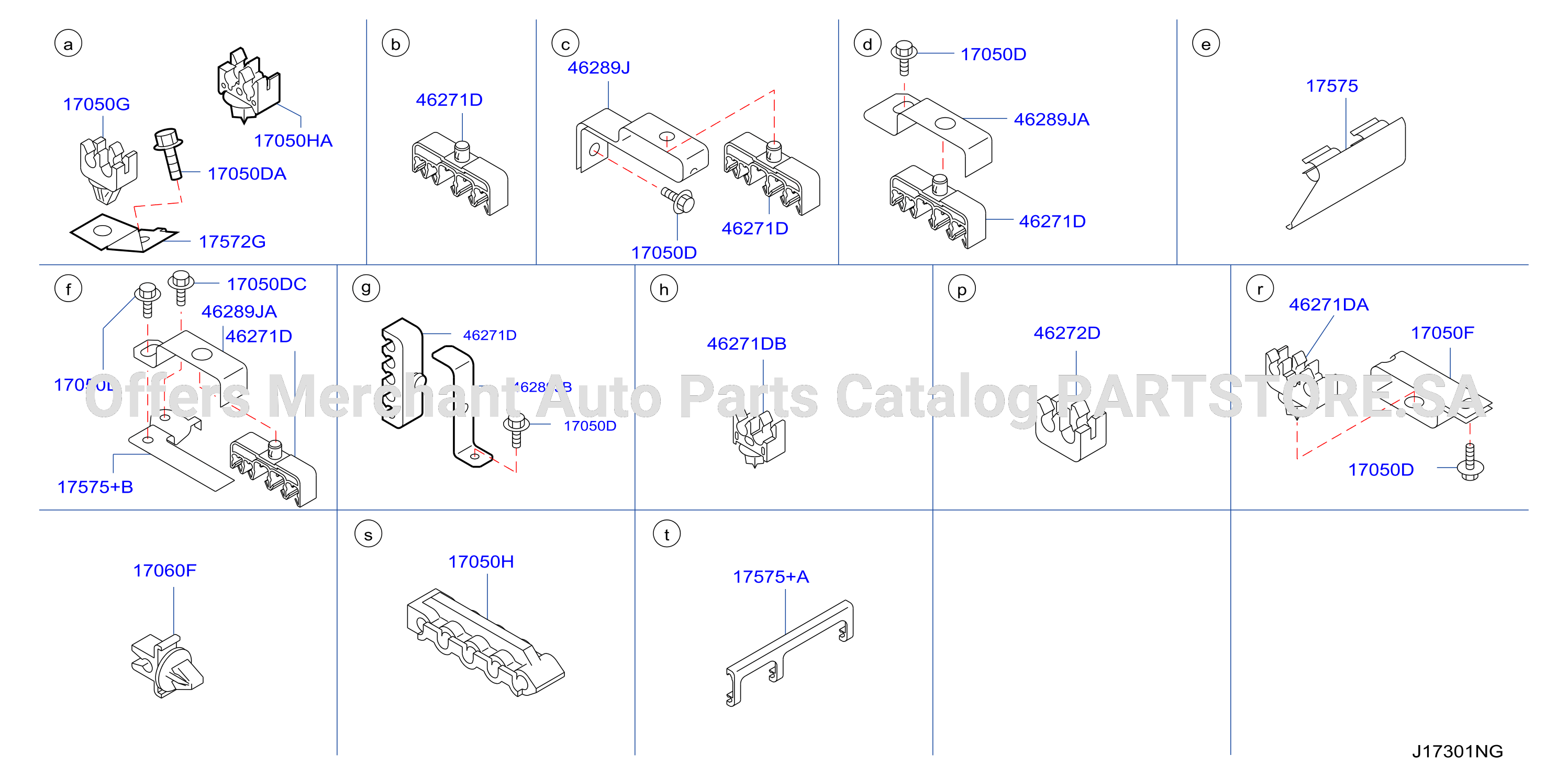 Fuel Piping Clamp Insulator 2Wd