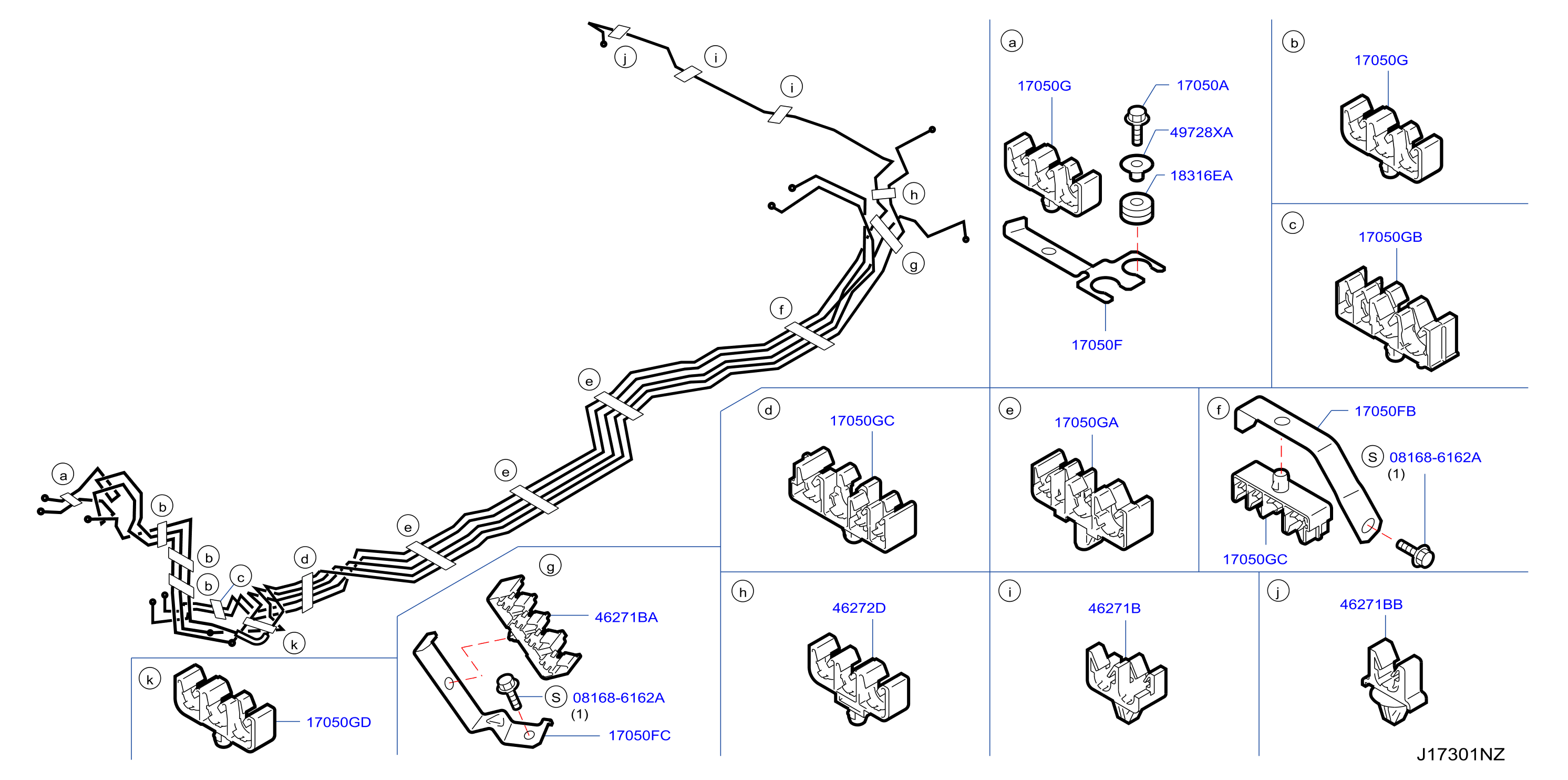 Fuel Piping Clamp Insulator