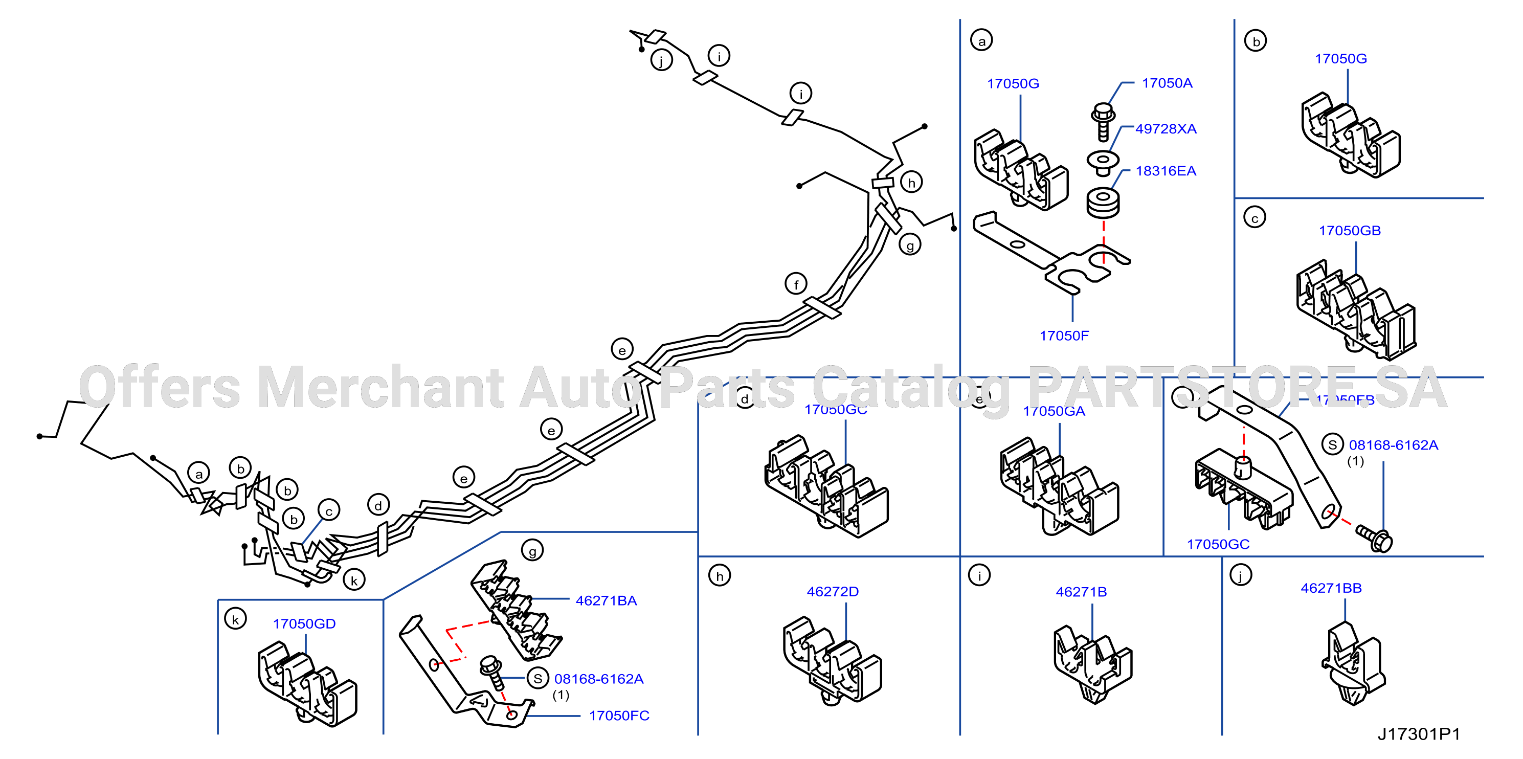 Fuel Piping Clamp Insulator