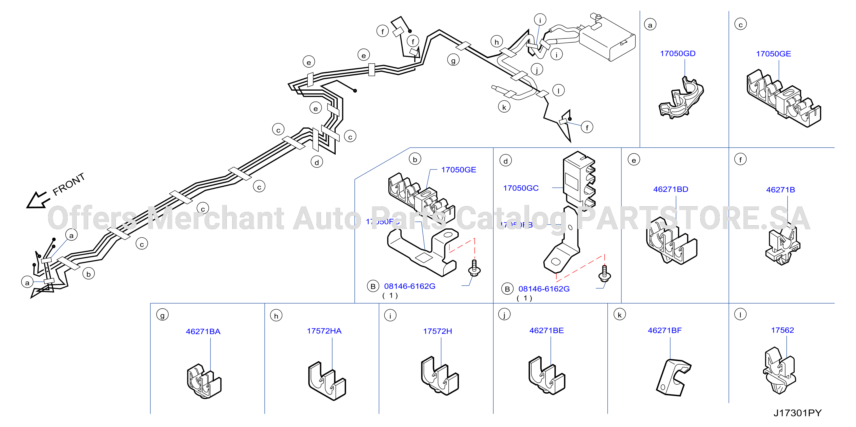 Fuel Piping Clamp Insulator