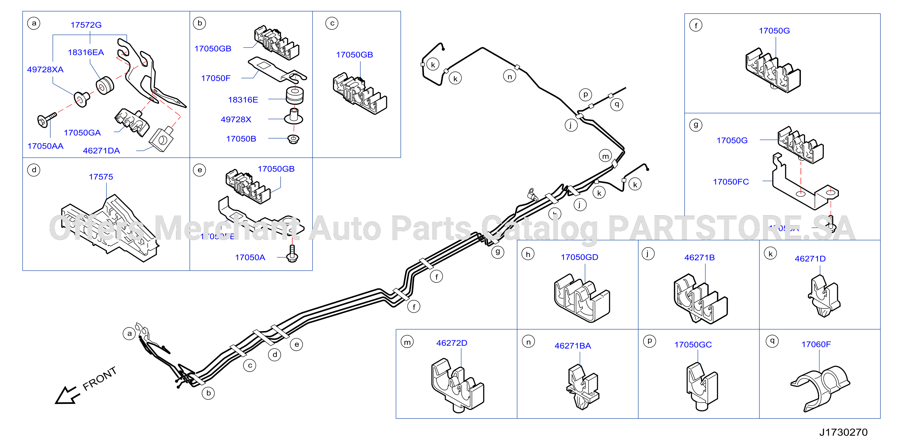 Fuel Piping Clamp Insulator