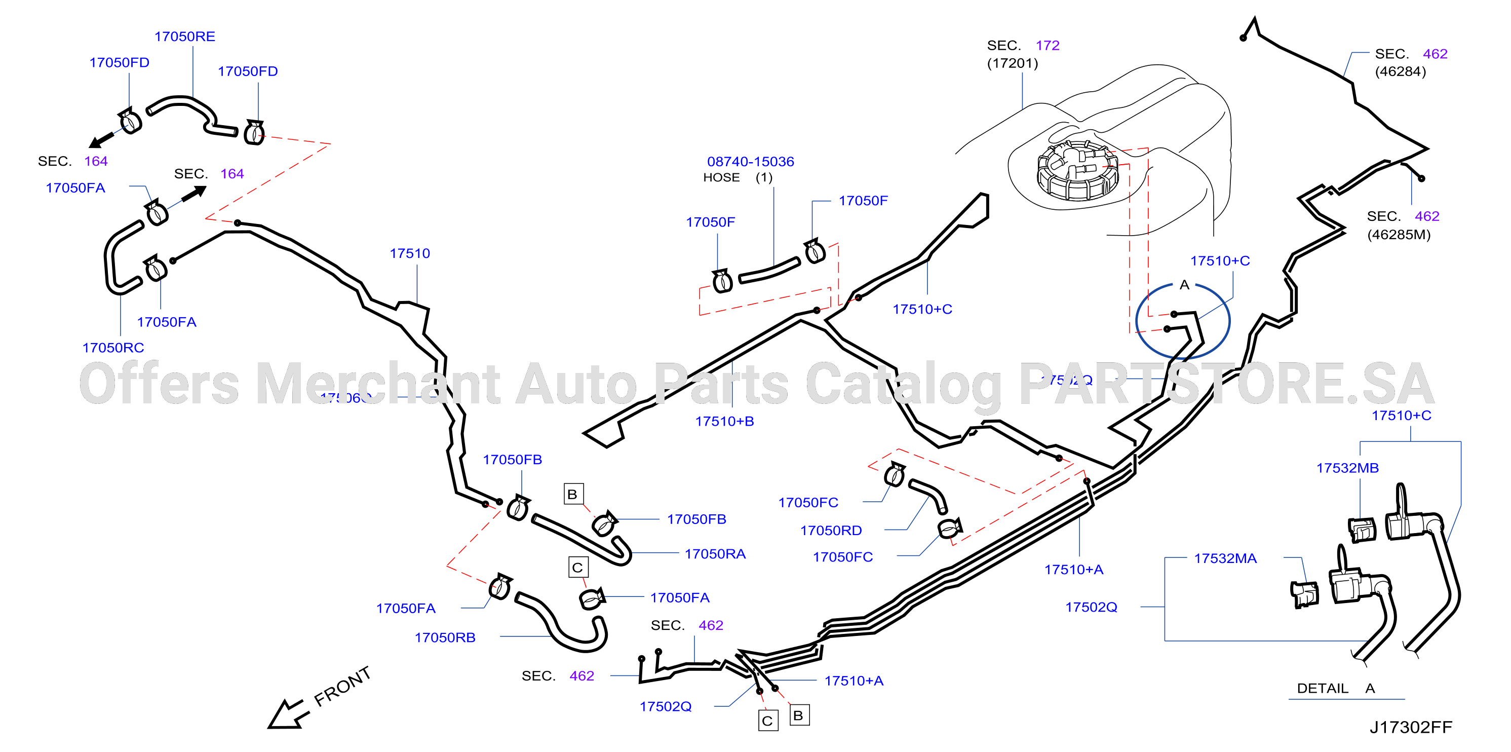 Fuel Piping Fuel Brake Piping Yd25Ddti D / C Phi