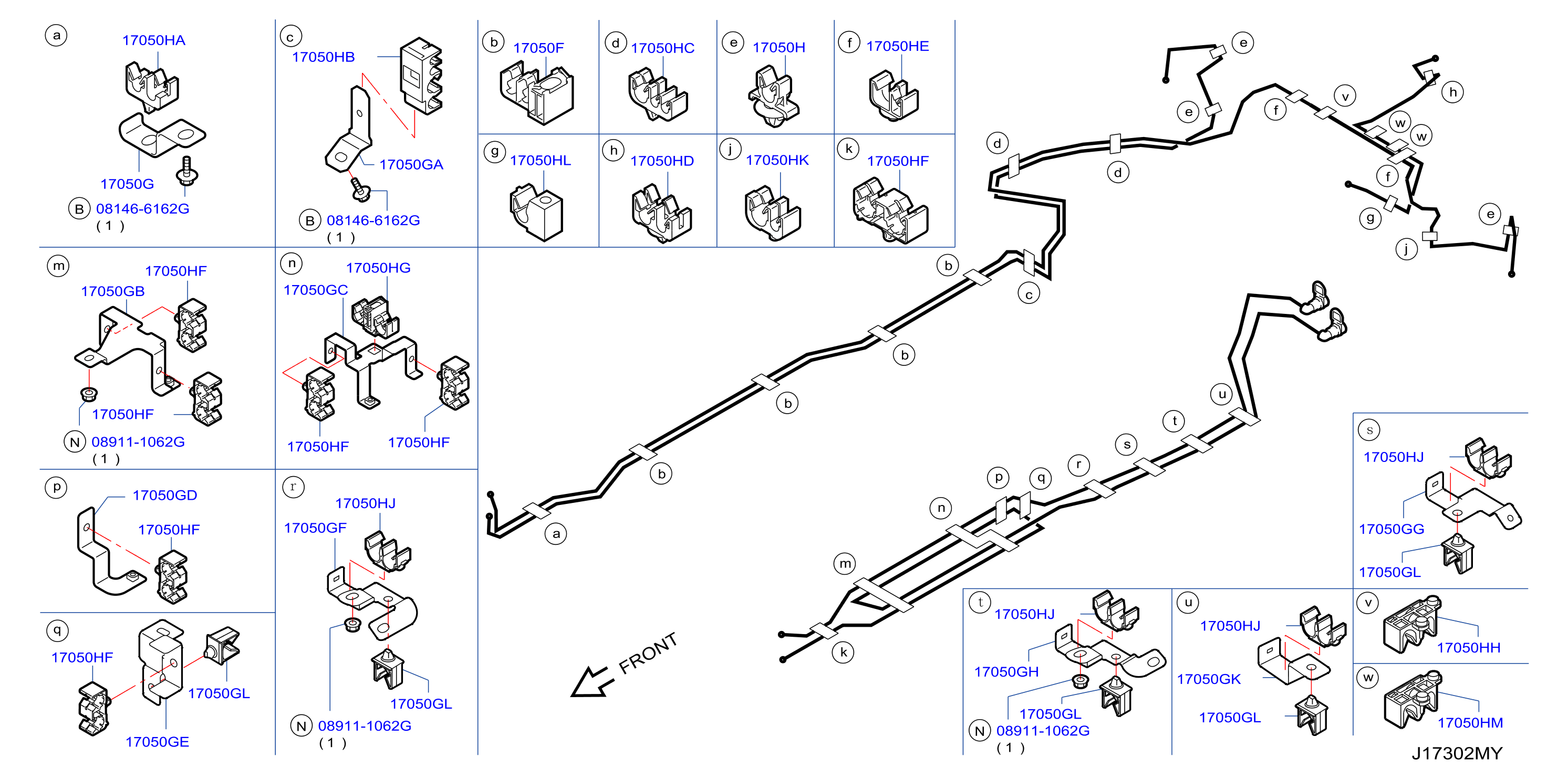 Fuel Piping Clamp Insulator