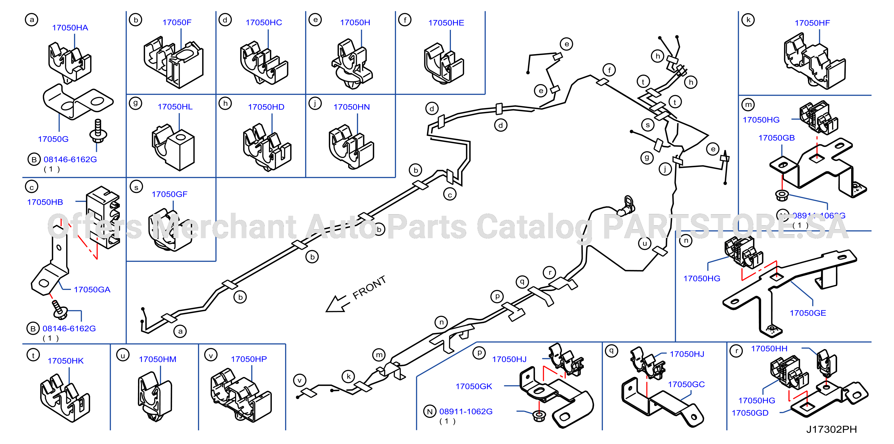 Fuel Piping Clamp Insulator
