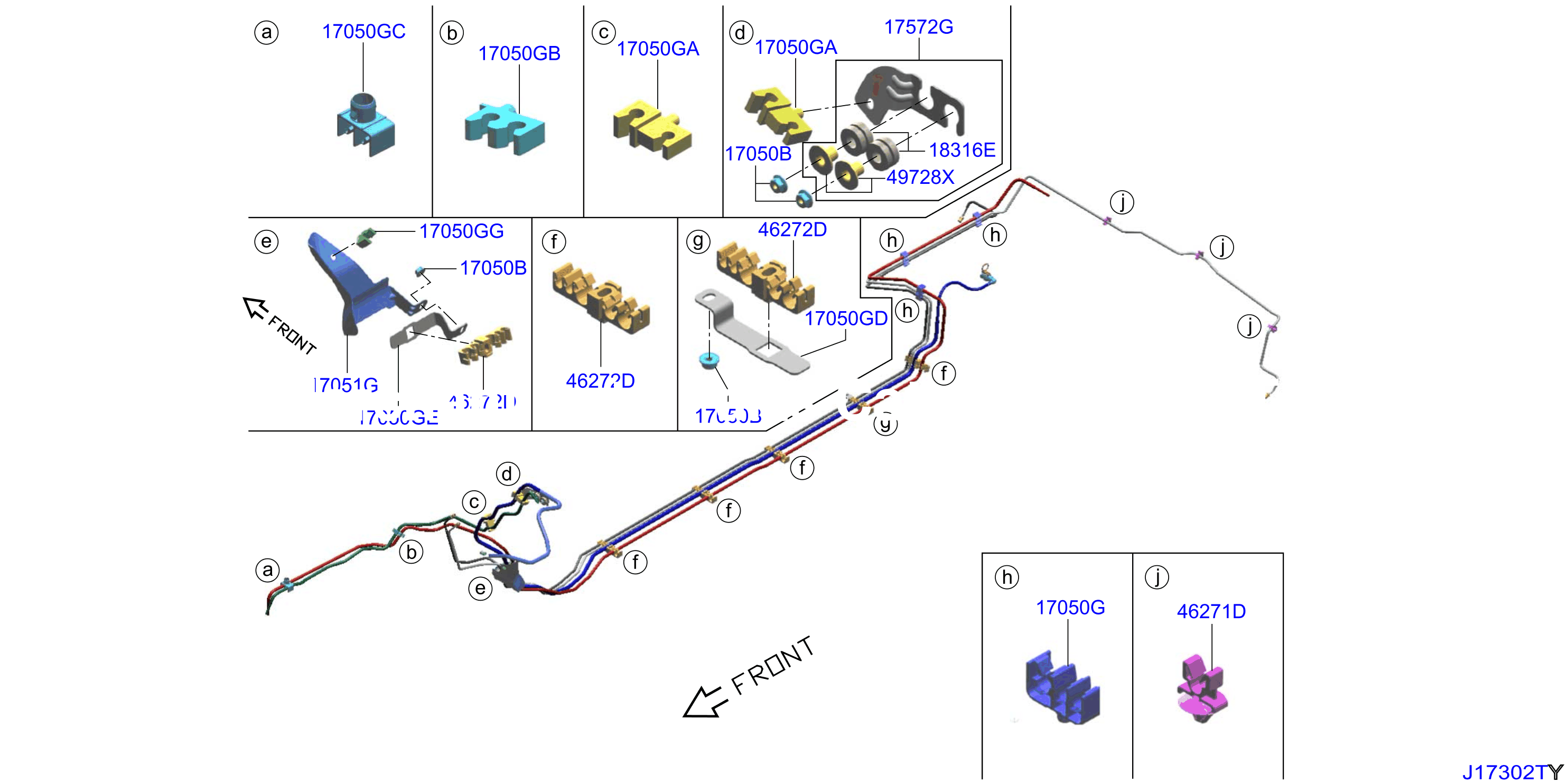 Fuel Piping Clamp Insulator Lam