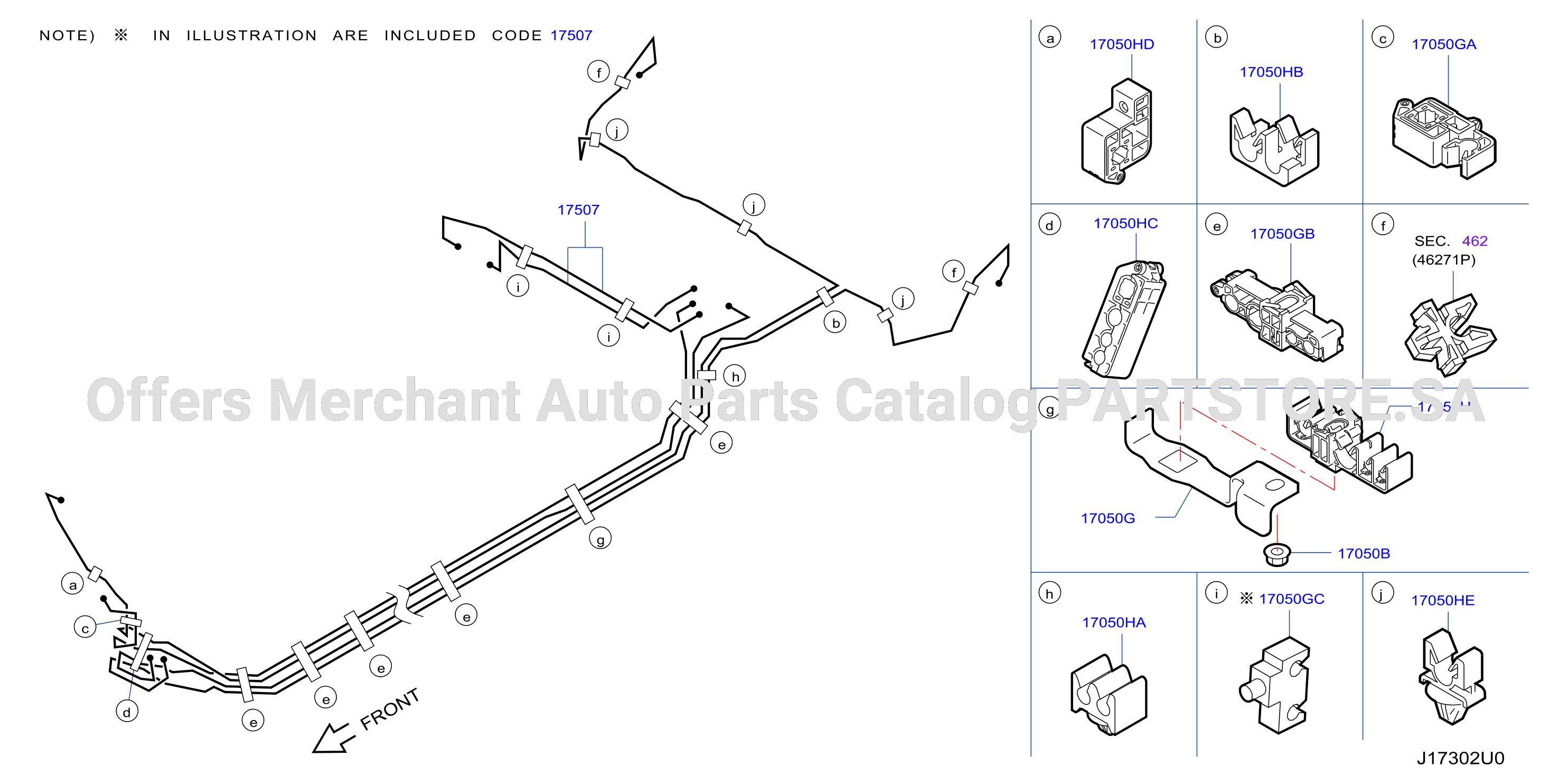 Fuel Piping Clamp Insulator