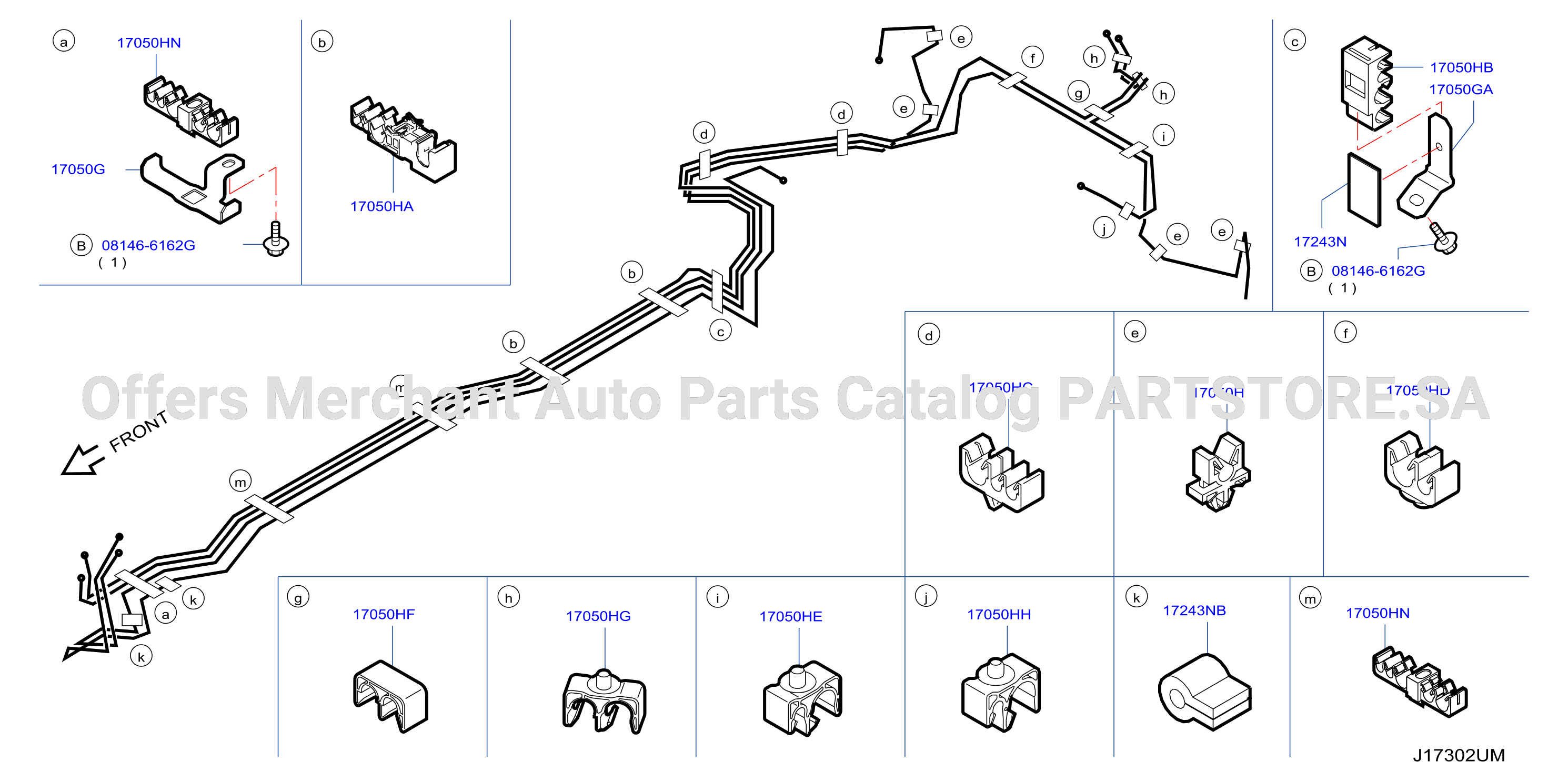 Fuel Piping Clamp Insulator