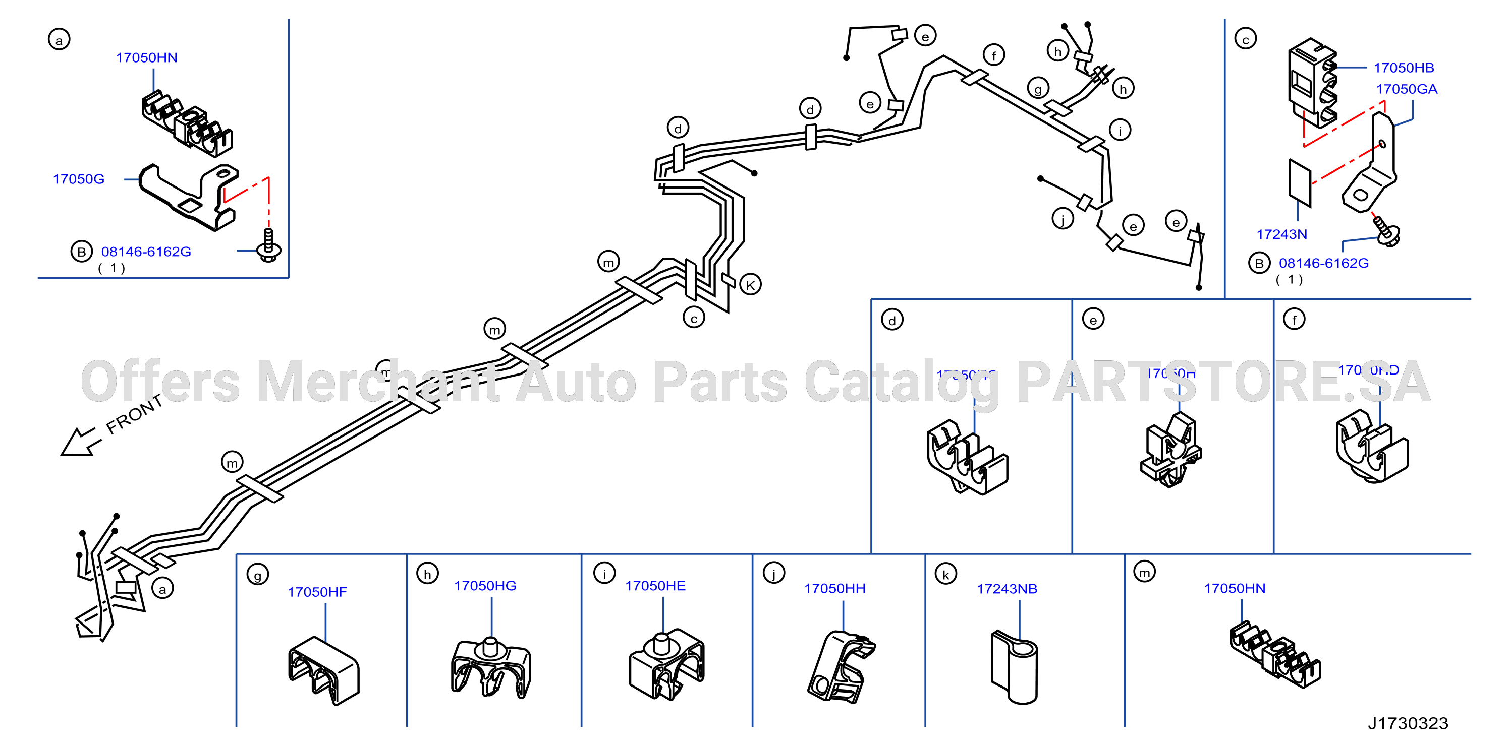 Fuel Piping Clamp Insulator Vr30 Kor
