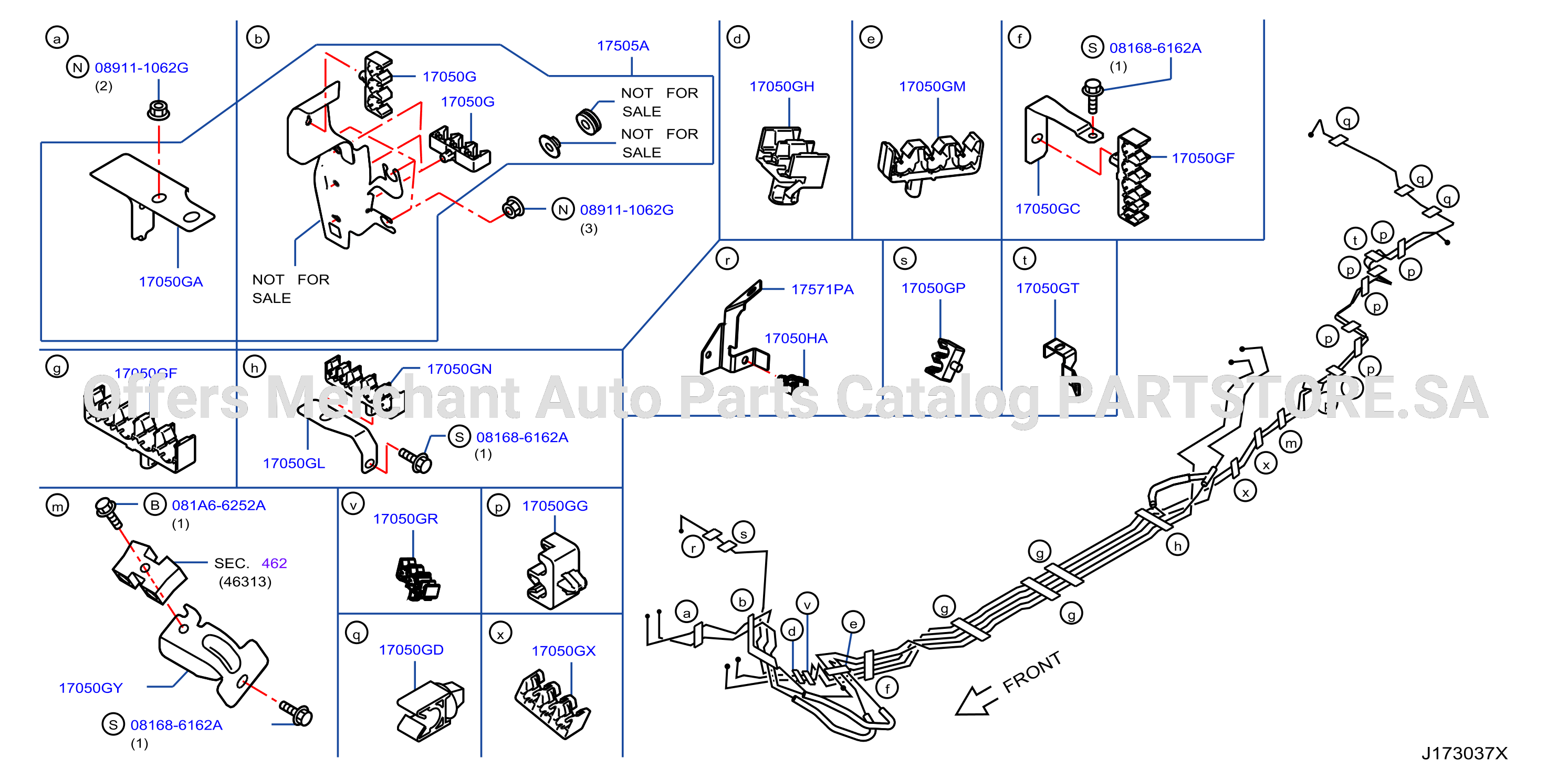 Fuel Piping Clamp Isnulator