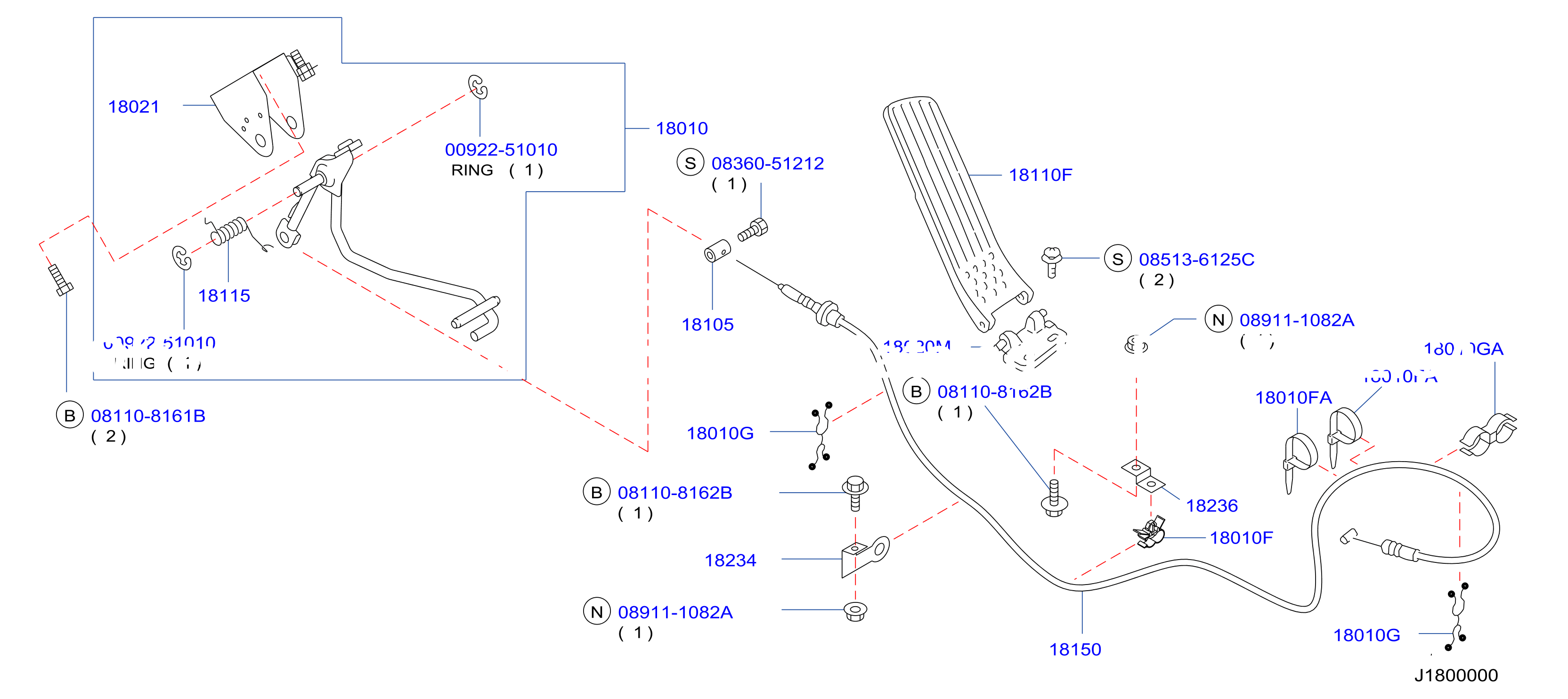 Accelerator Linkage L28S