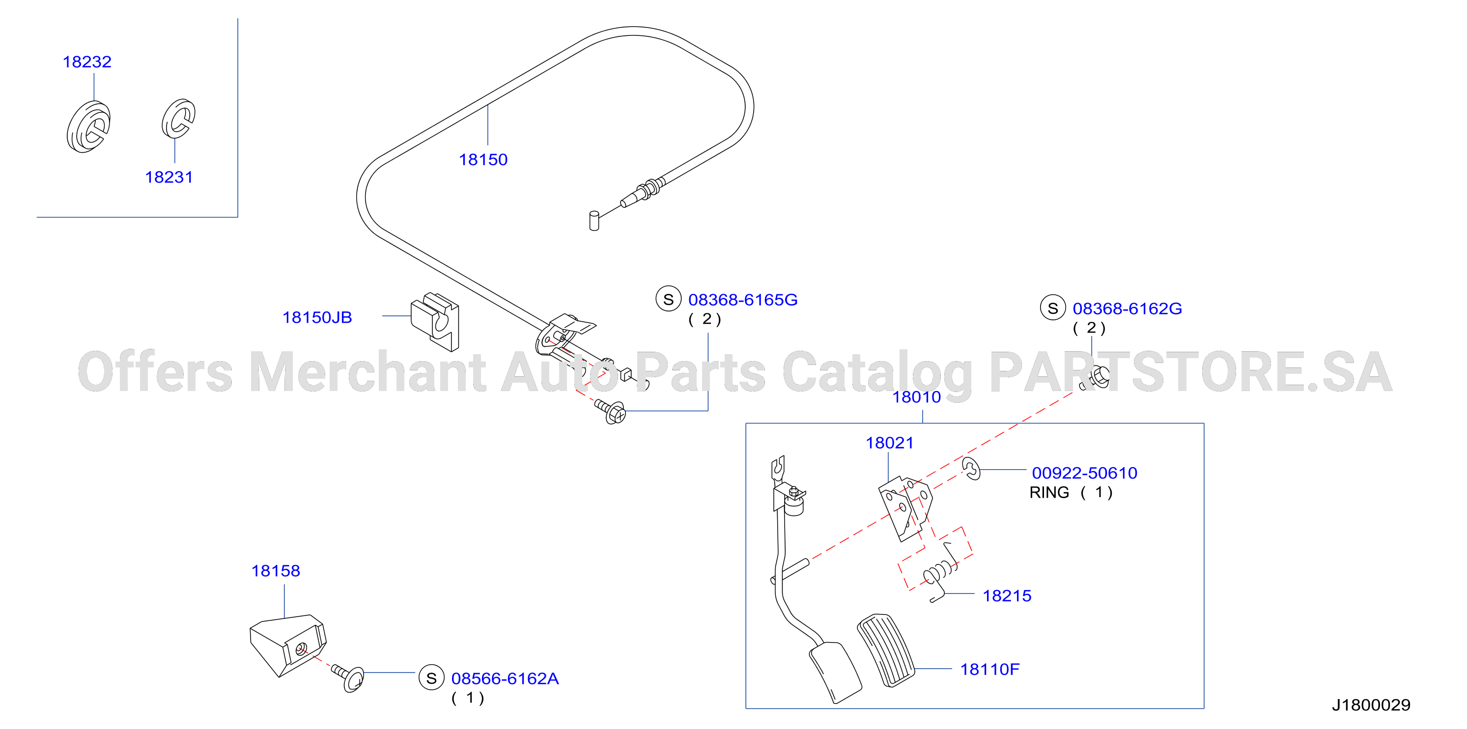 Accelerator Linkage Fitting Part