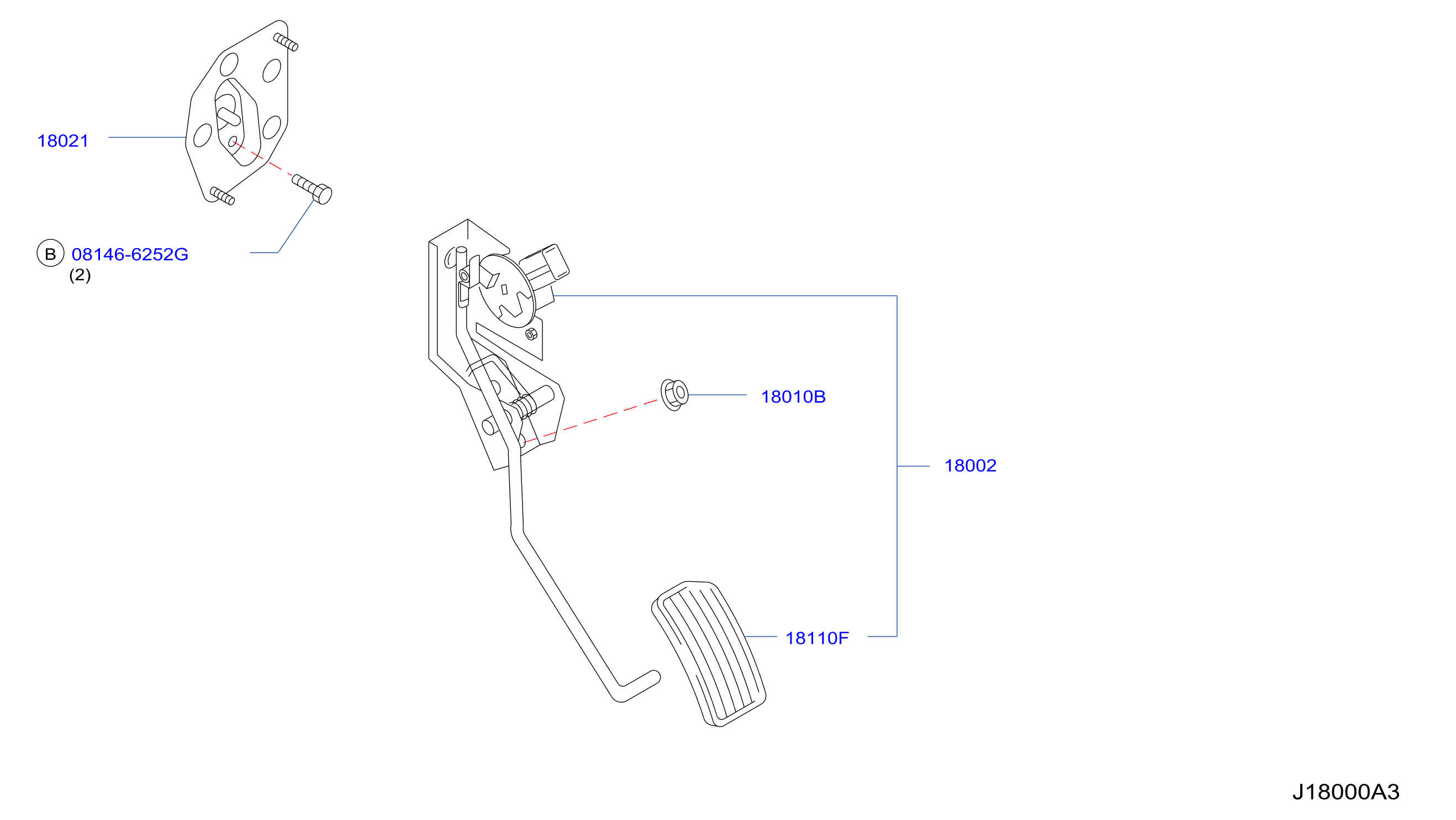 Accelerator Linkage Electrical Controled Accel Pedal