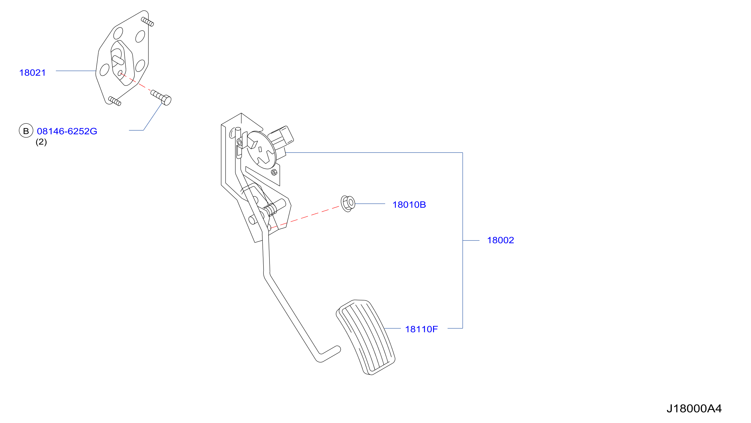 Accelerator Linkage Electrical Controled Accel Pedal