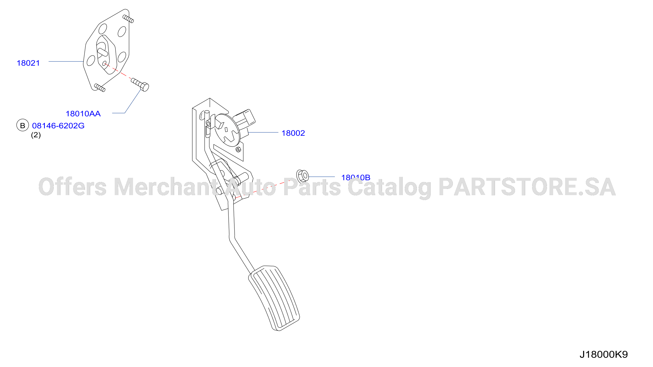 Accelerator Linkage Electrical Controled Accel Pedal