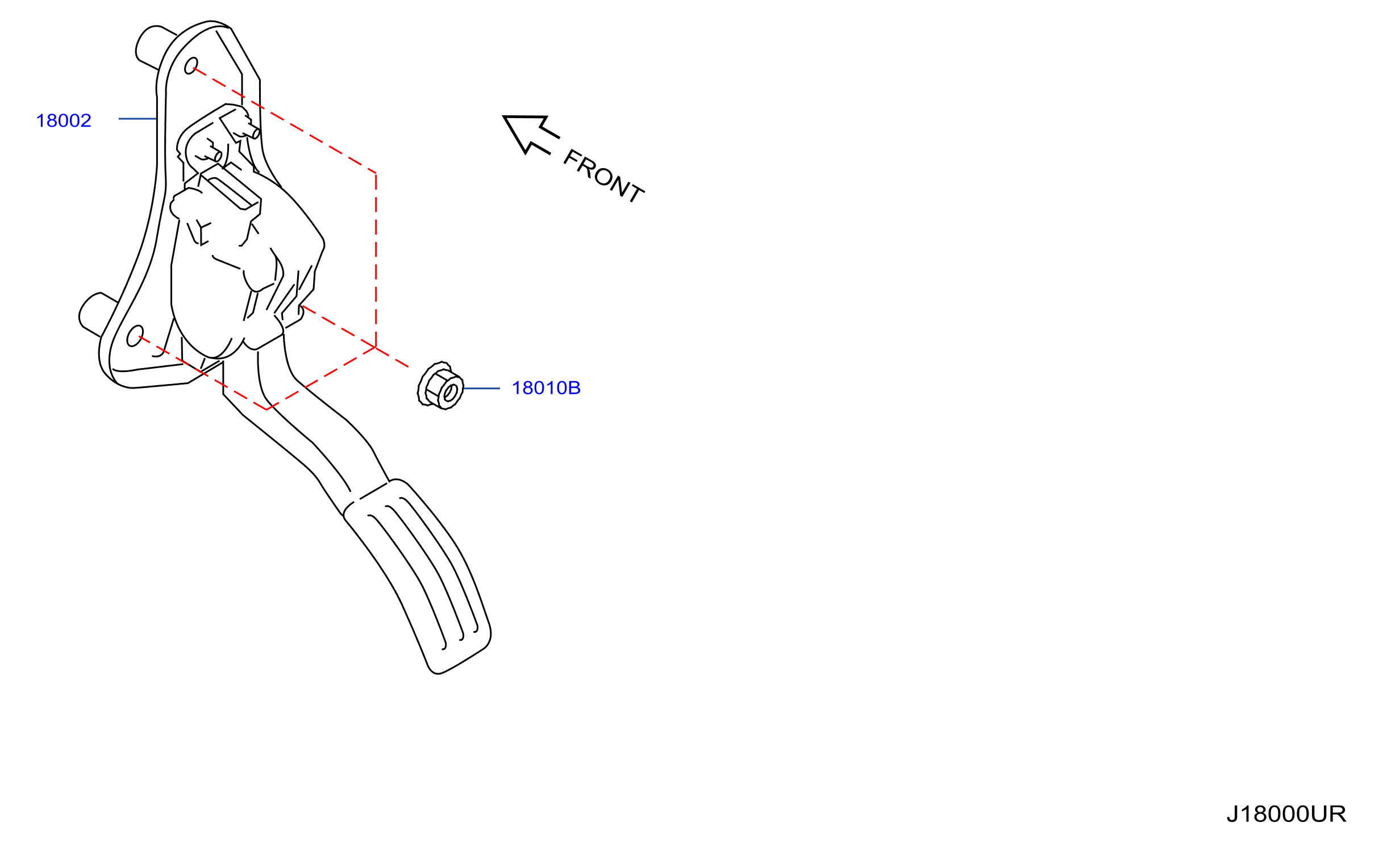 Accelerator Linkage W / O Bracket